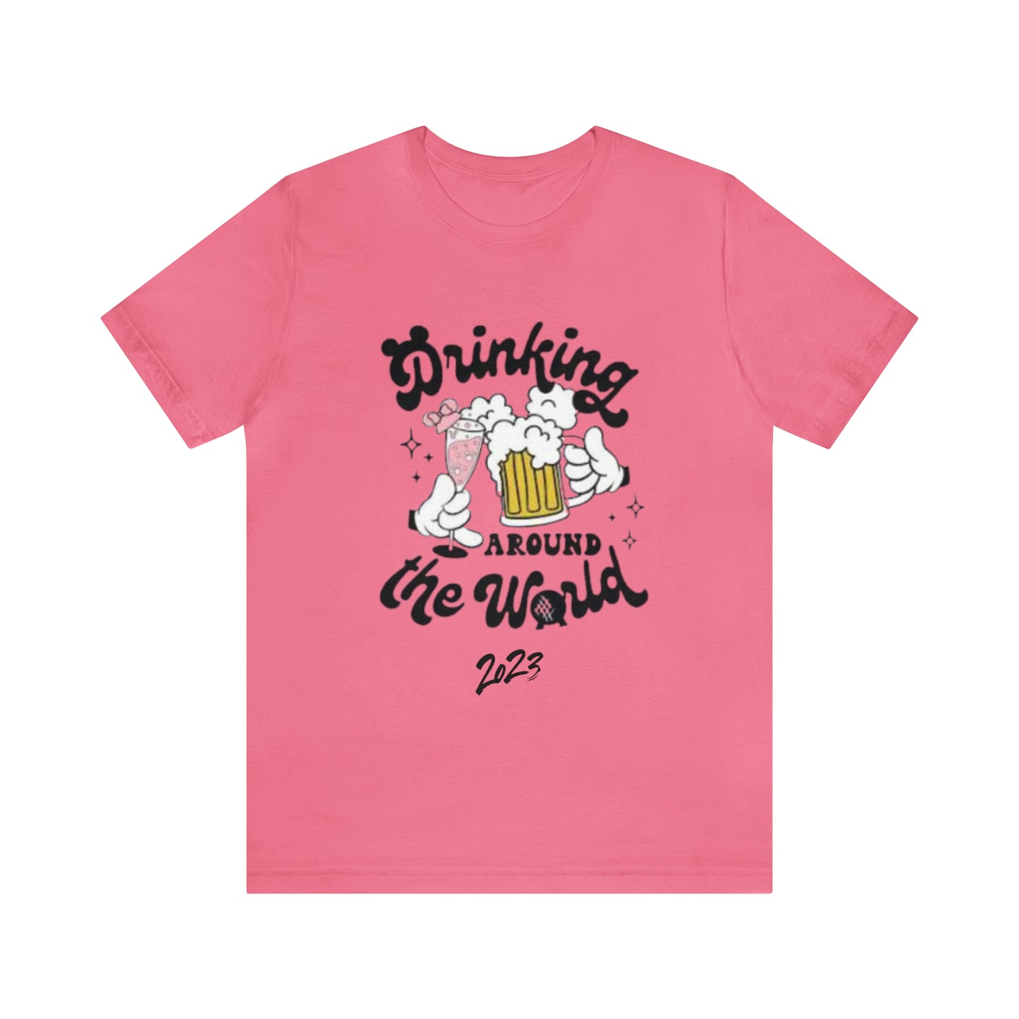 Epcot Drinking Around the World Unisex Jersey Short Sleeve Tee