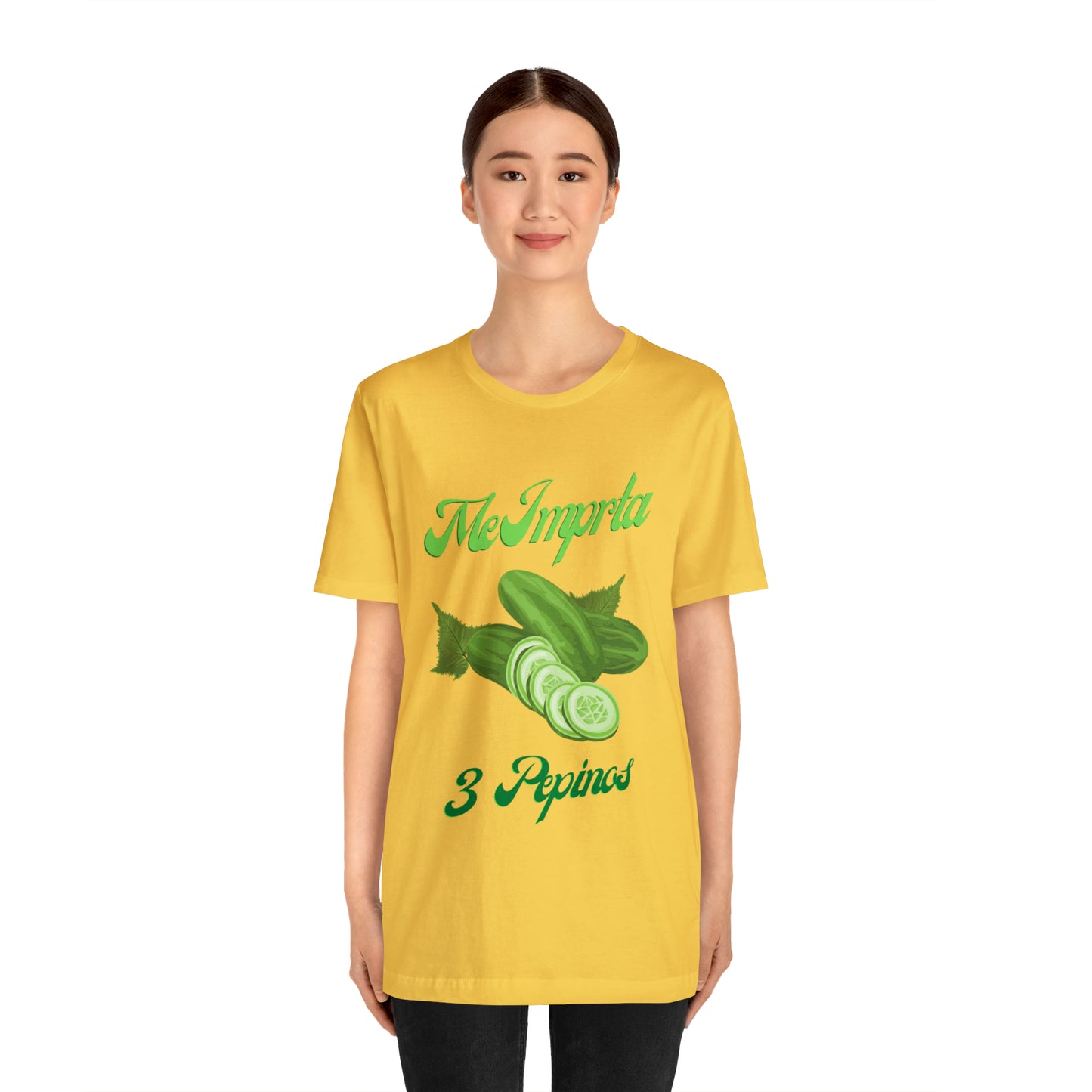 Me Importa 3 Pepinos -Unisex Jersey Short Sleeve Tee