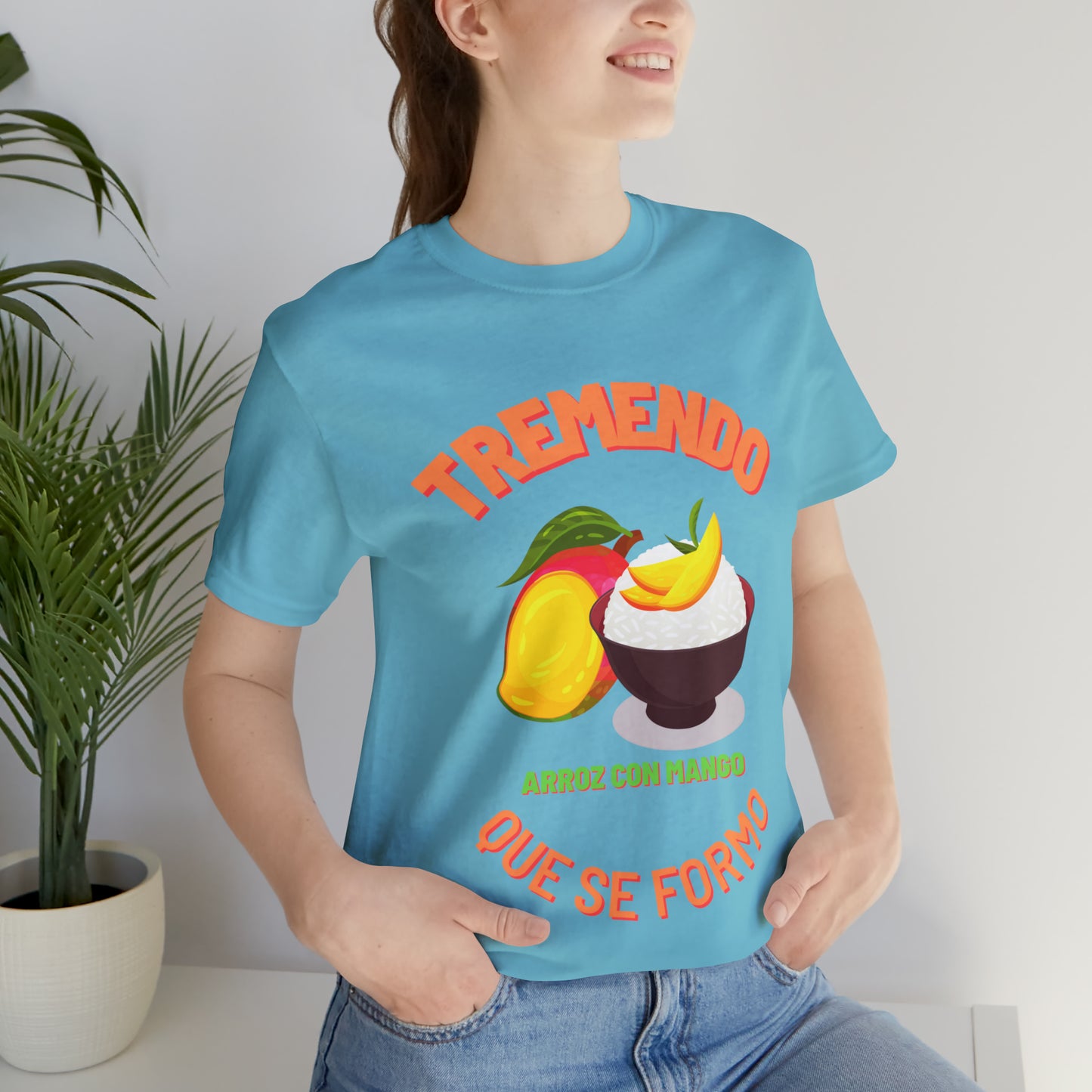 Tremendo Arroz Con Mango Que Se Formo -Unisex Jersey Short Sleeve Tee