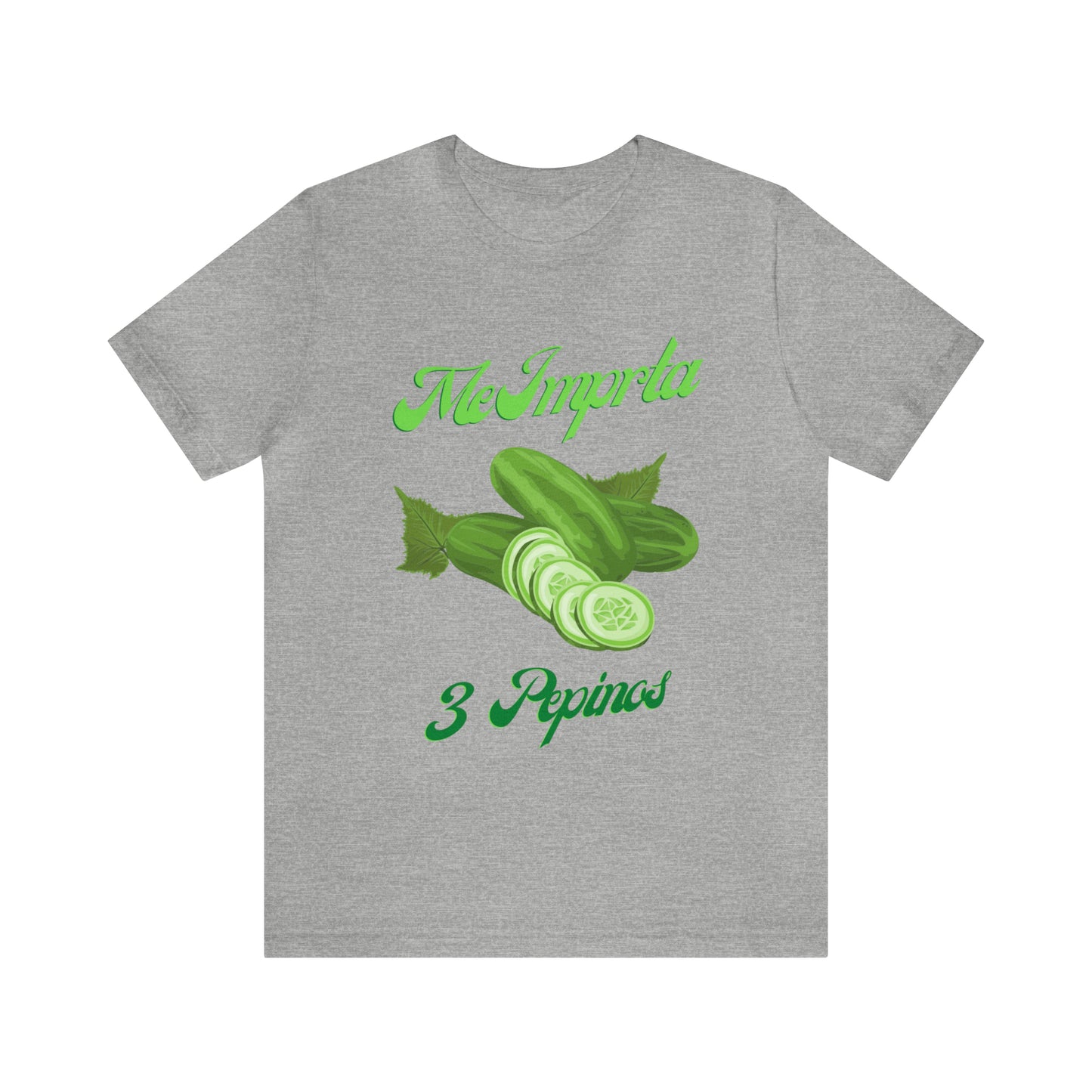 Me Importa 3 Pepinos -Unisex Jersey Short Sleeve Tee