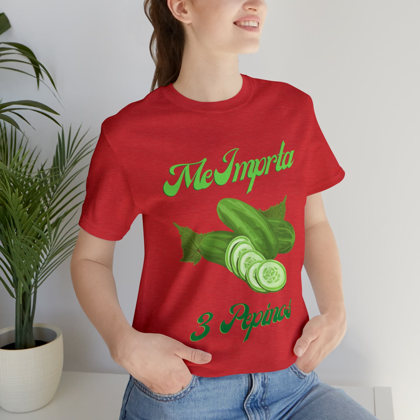 Me Importa 3 Pepinos -Unisex Jersey Short Sleeve Tee