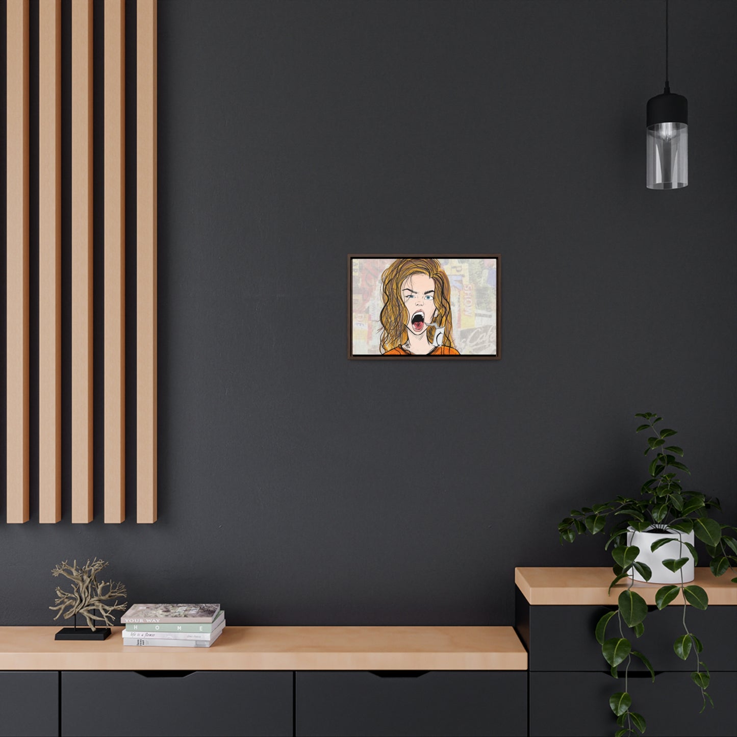 R3B3L - Digital Art Canvas Print By Vanessa Gonzalez -Gallery Canvas Wrapped