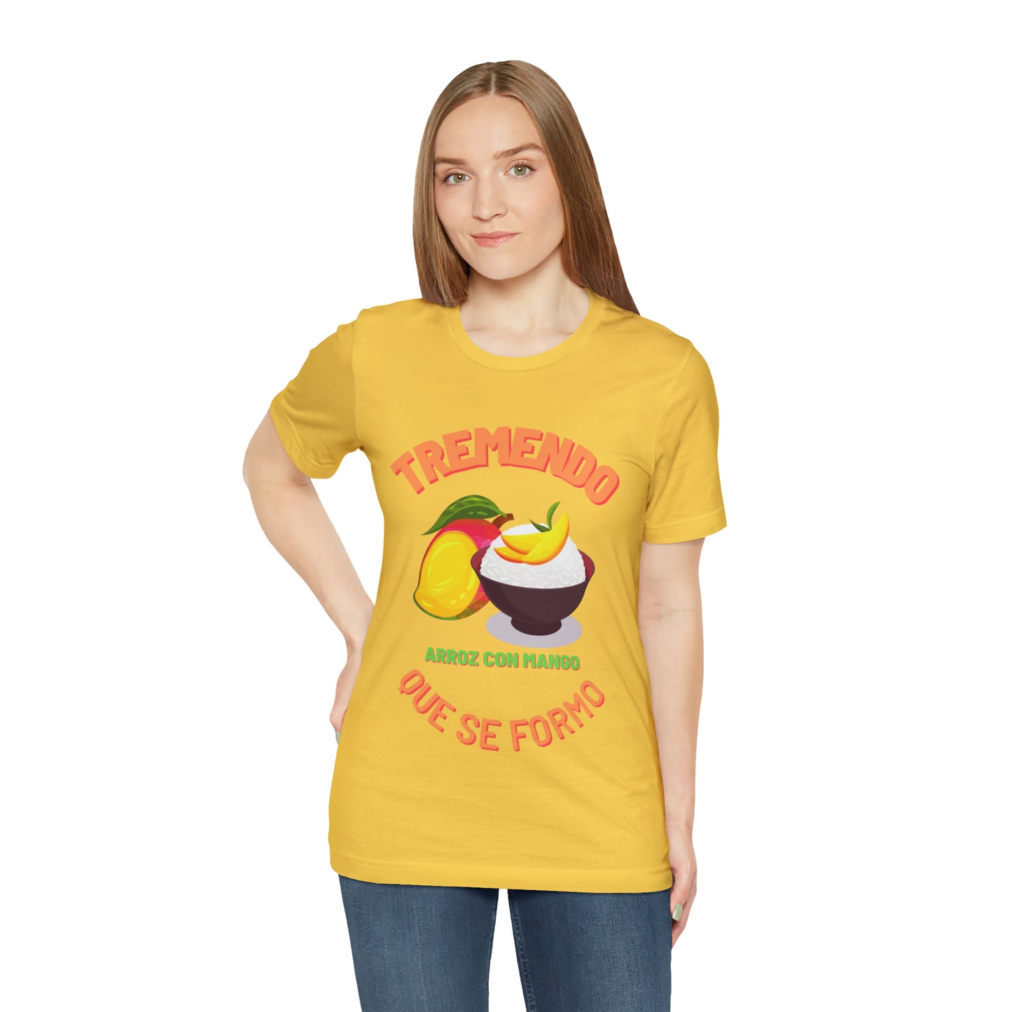 Tremendo Arroz Con Mango Que Se Formo -Unisex Jersey Short Sleeve Tee