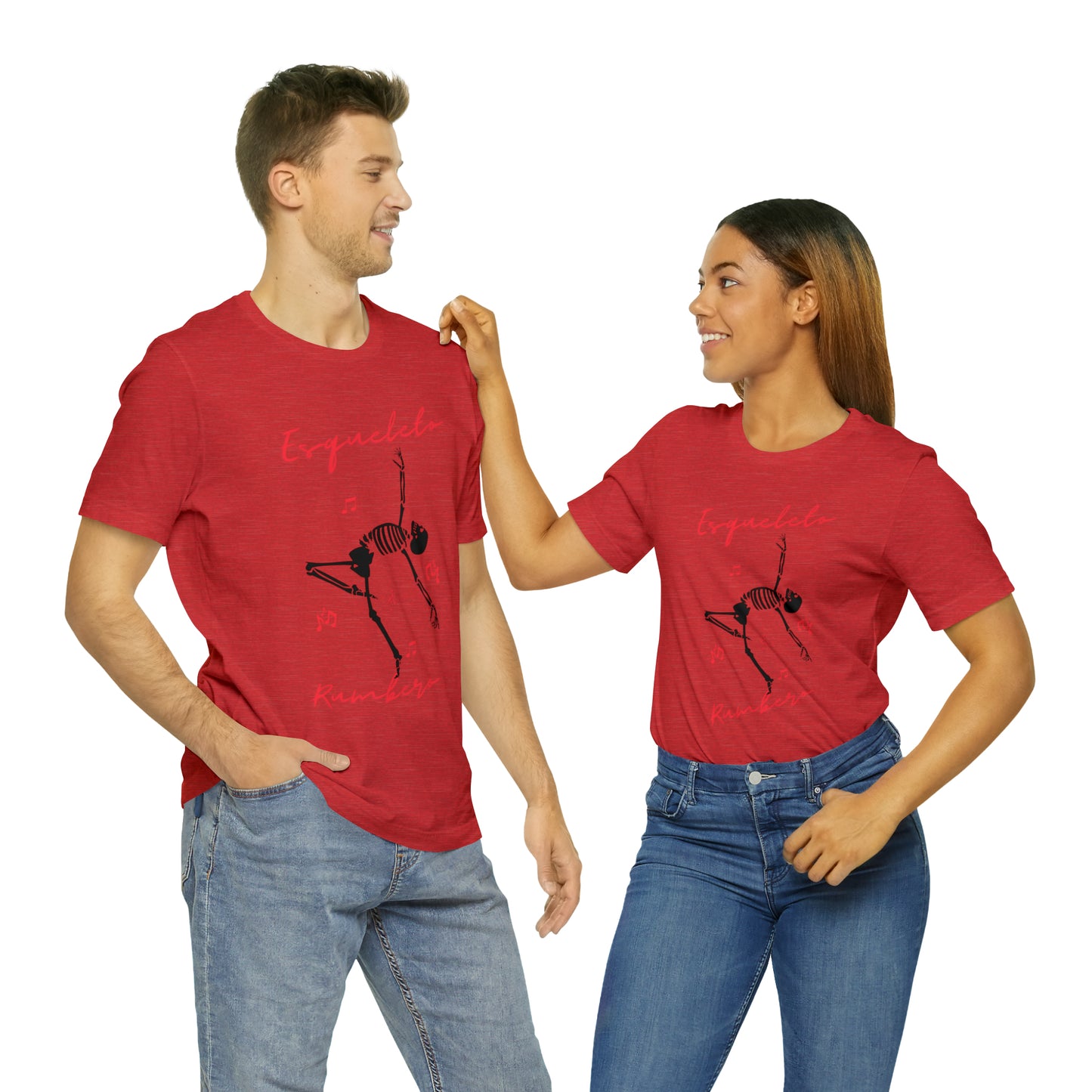 Esqueleto Rumbero Unisex Jersey Short Sleeve Tee