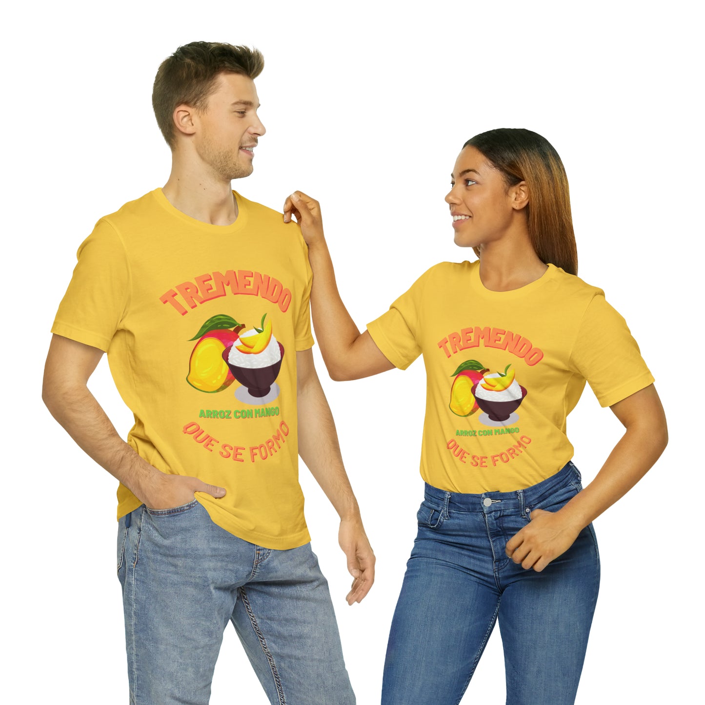 Tremendo Arroz Con Mango Que Se Formo -Unisex Jersey Short Sleeve Tee
