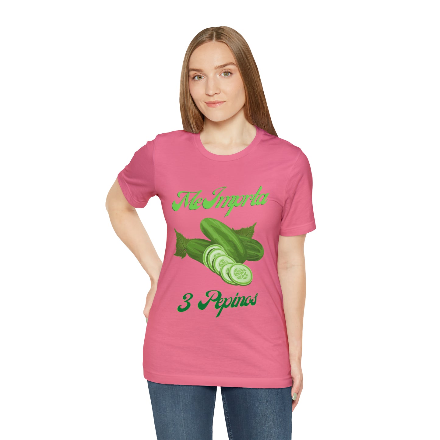 Me Importa 3 Pepinos -Unisex Jersey Short Sleeve Tee