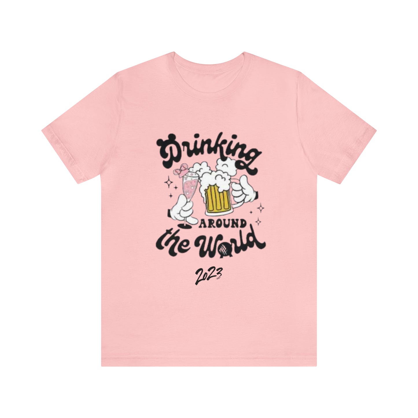 Epcot Drinking Around the World Unisex Jersey Short Sleeve Tee