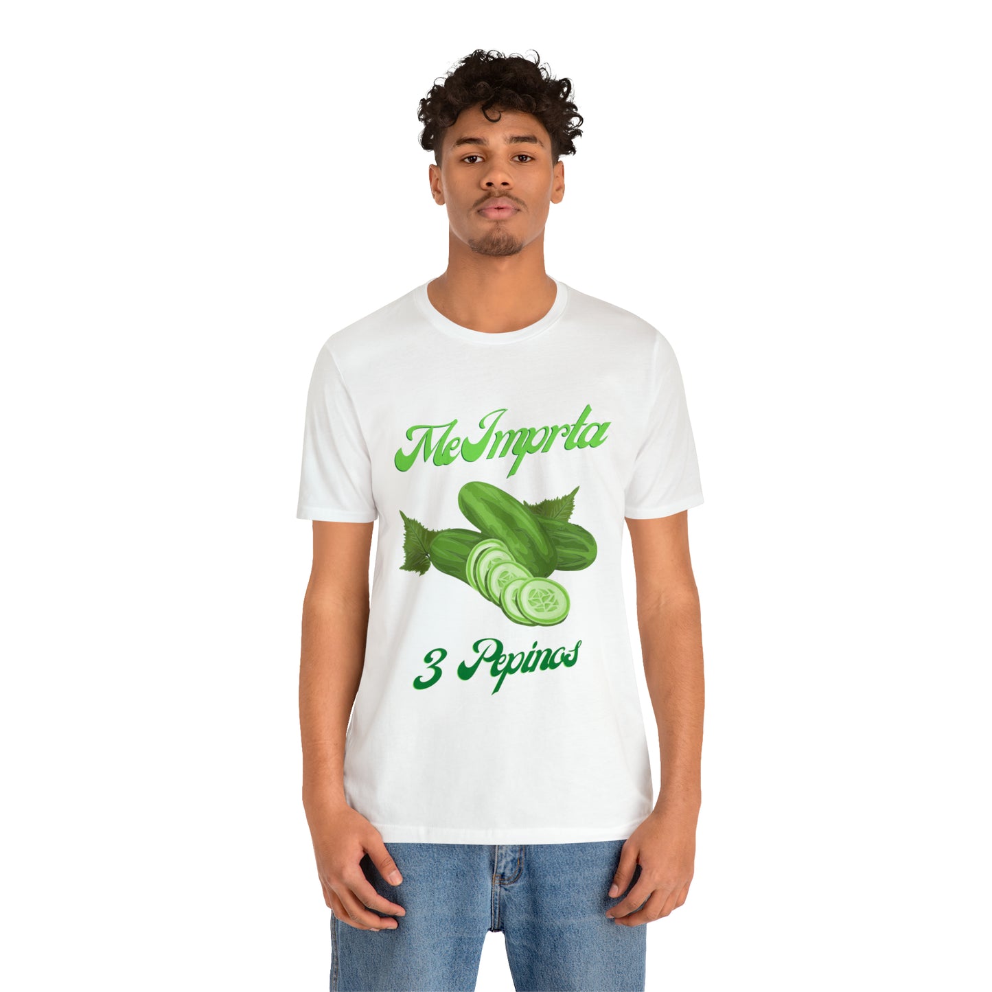 Me Importa 3 Pepinos -Unisex Jersey Short Sleeve Tee