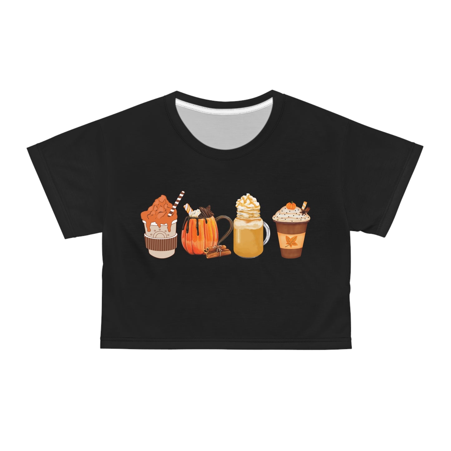 Pumpkin Spice Cropped T