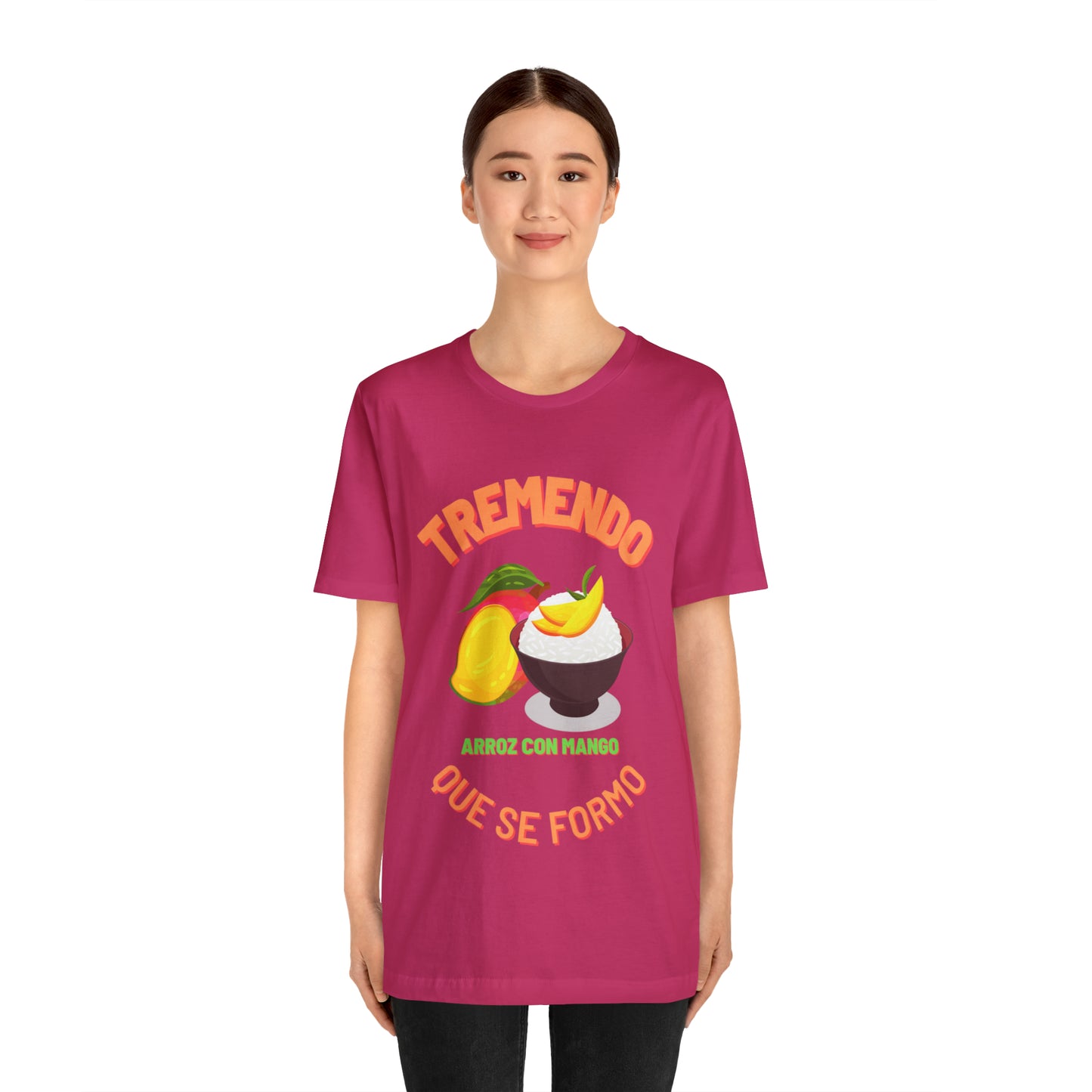 Tremendo Arroz Con Mango Que Se Formo -Unisex Jersey Short Sleeve Tee