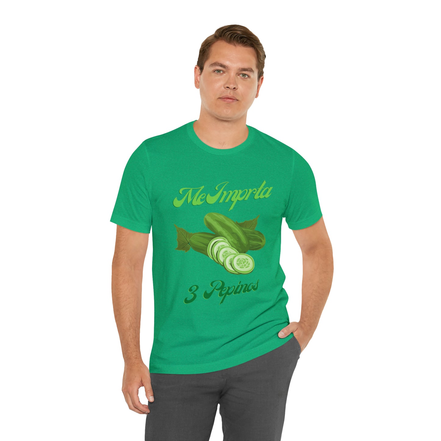 Me Importa 3 Pepinos -Unisex Jersey Short Sleeve Tee