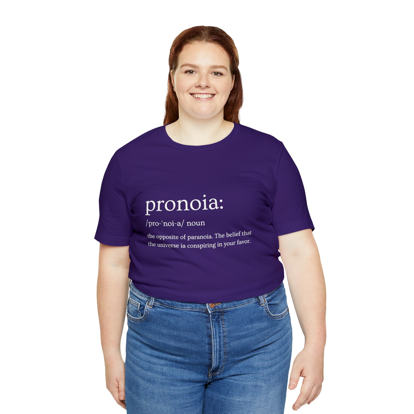 Pronoia Definition - Unisex Jersey Short Sleeve Tee