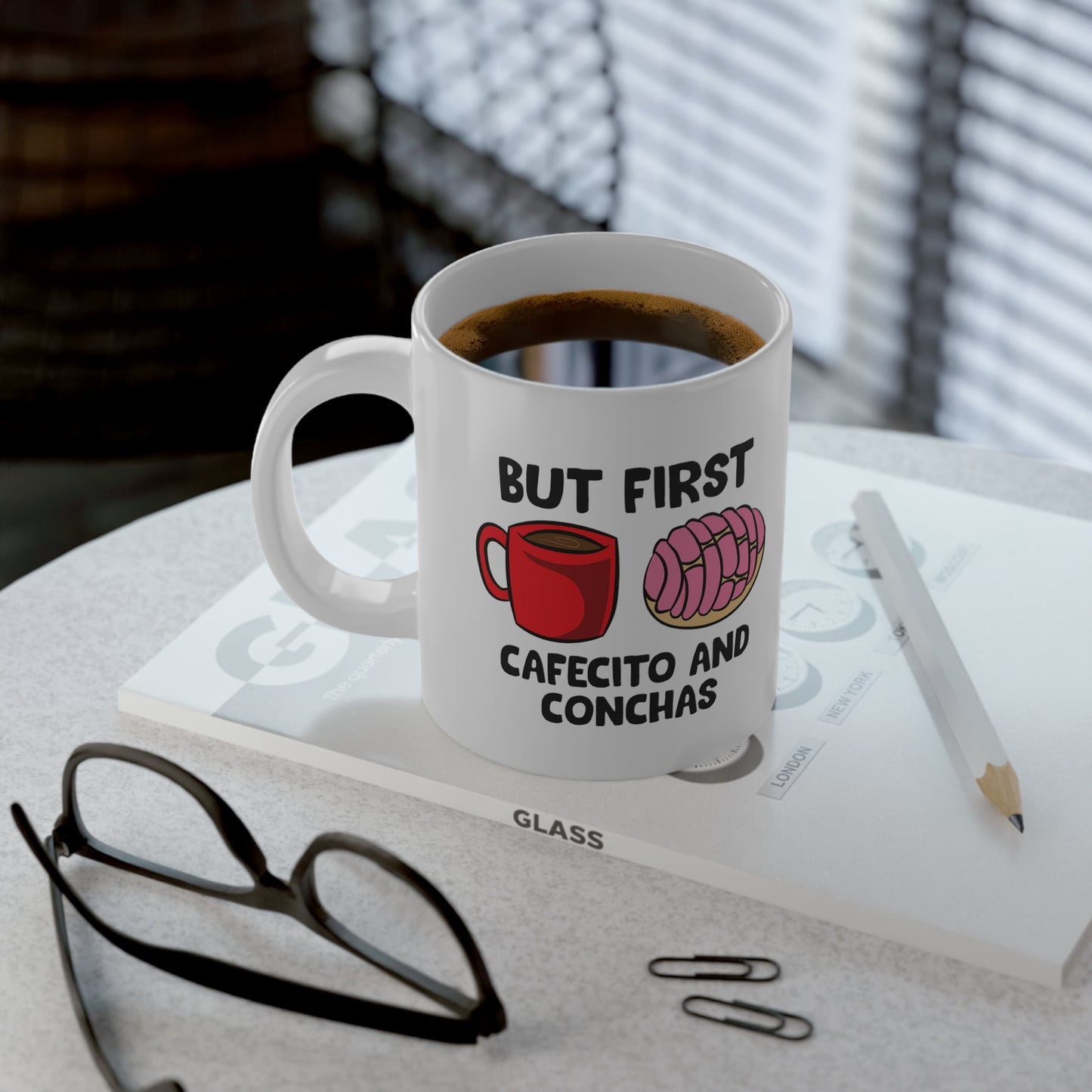 But First Cafecito & Conchas Jumbo Mug, 20oz
