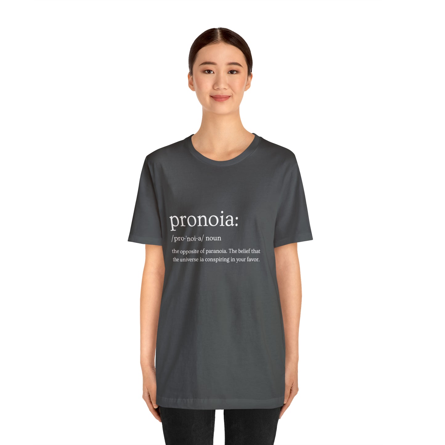 Pronoia Definition - Unisex Jersey Short Sleeve Tee