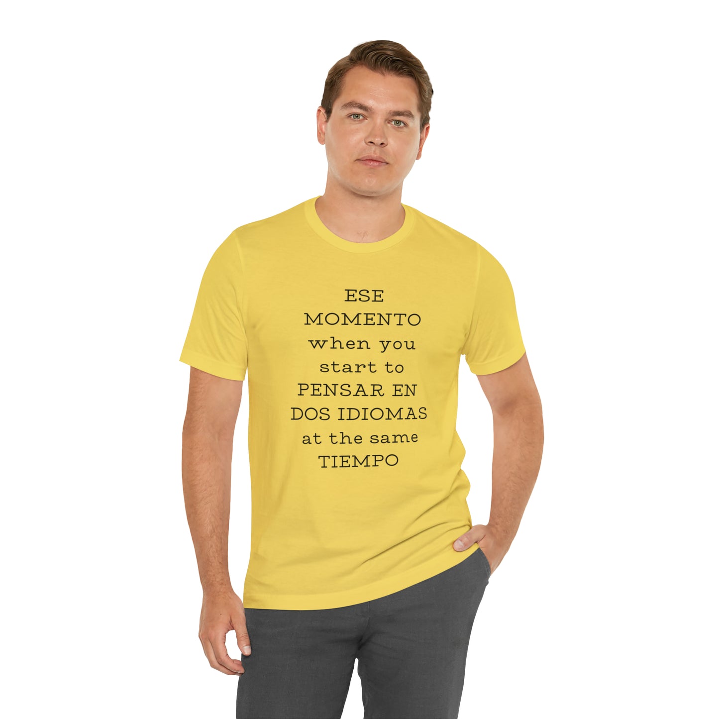 Im Bilingual Unisex Jersey Short Sleeve Tee