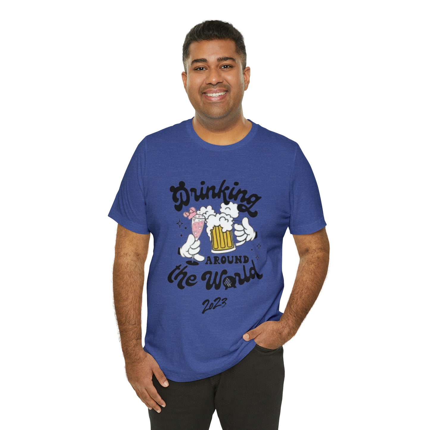 Epcot Drinking Around the World Unisex Jersey Short Sleeve Tee