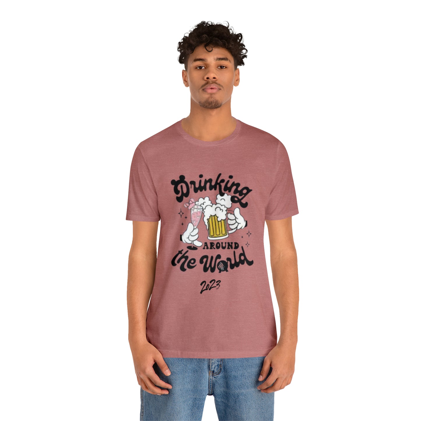 Epcot Drinking Around the World Unisex Jersey Short Sleeve Tee