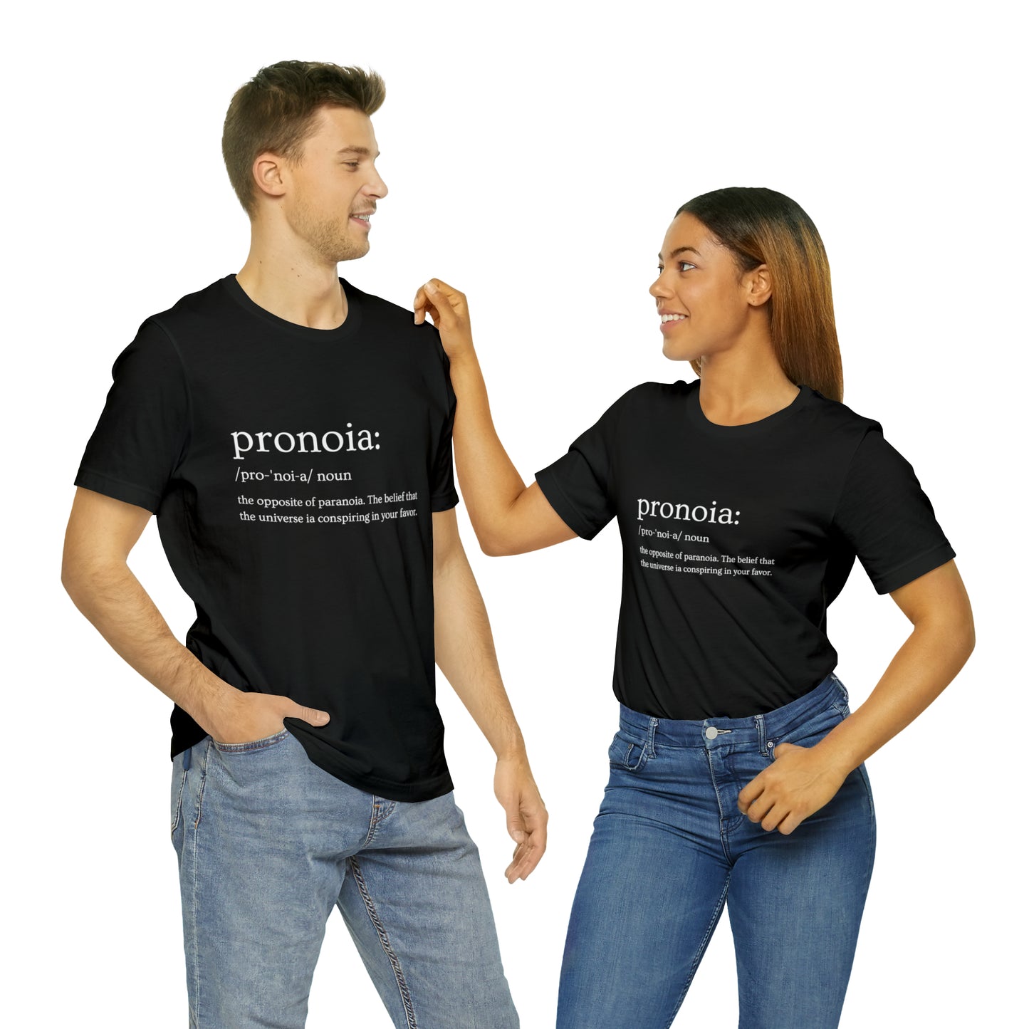 Pronoia Definition - Unisex Jersey Short Sleeve Tee