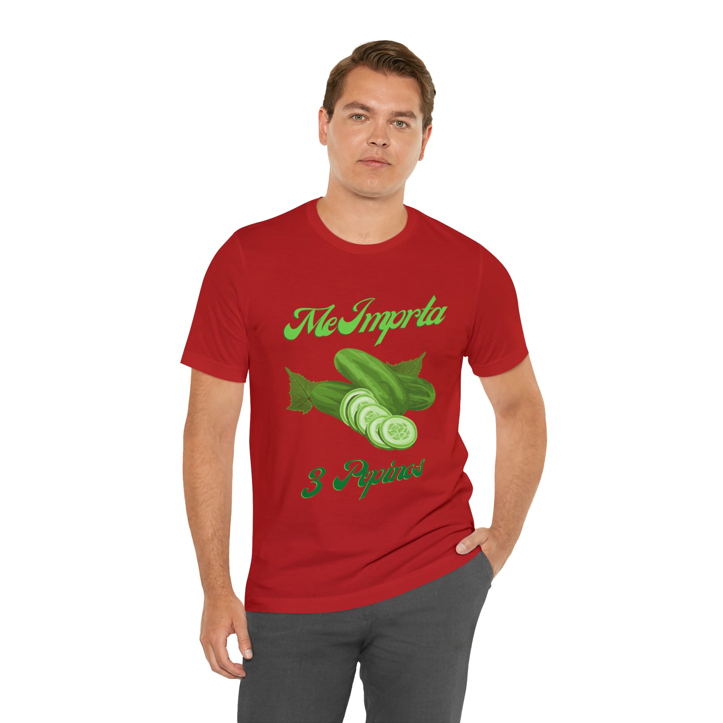 Me Importa 3 Pepinos -Unisex Jersey Short Sleeve Tee