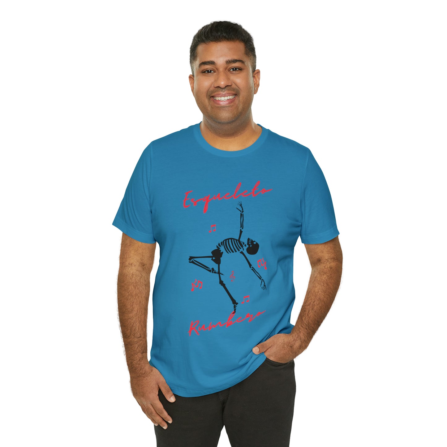 Esqueleto Rumbero Unisex Jersey Short Sleeve Tee