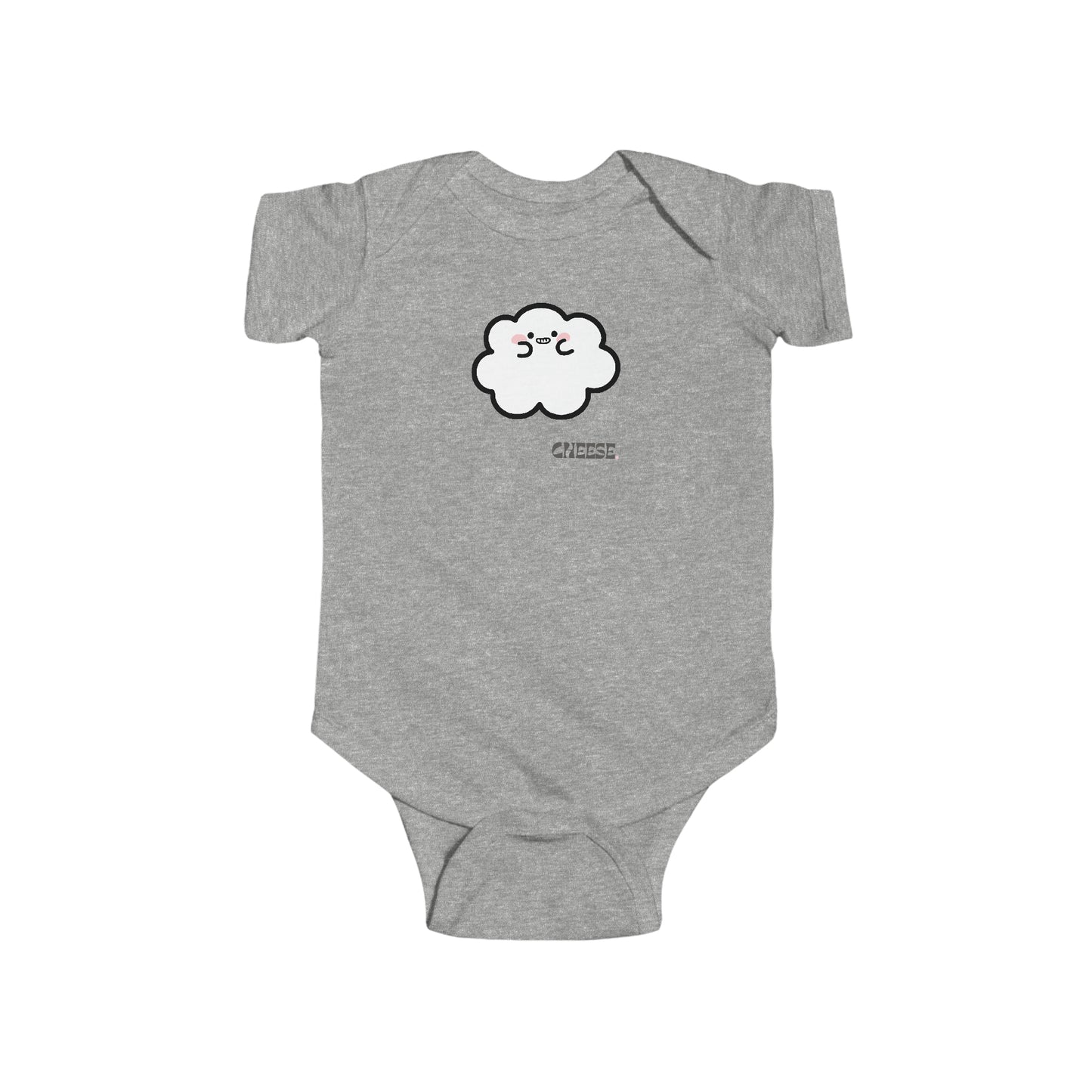 Cheese- Cumulo Cuties Infant Fine Jersey Bodysuit