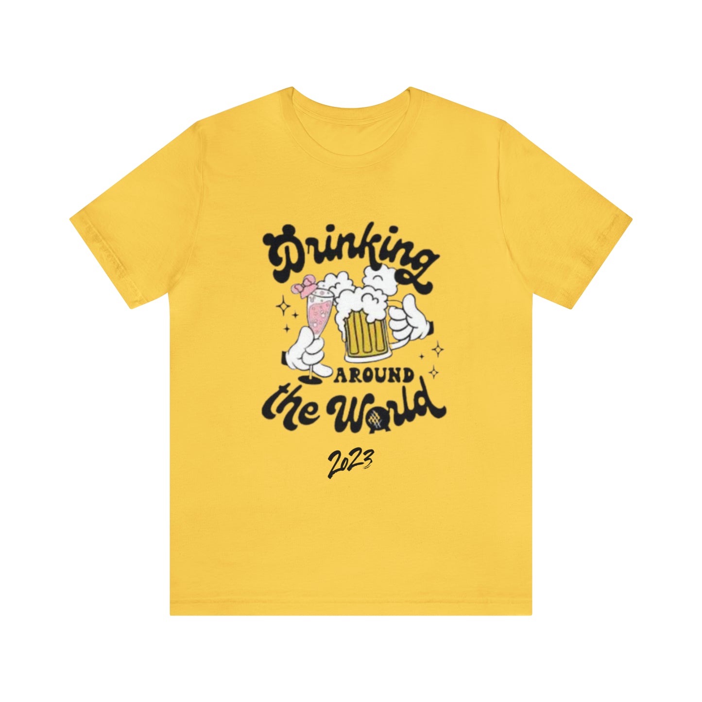 Epcot Drinking Around the World Unisex Jersey Short Sleeve Tee