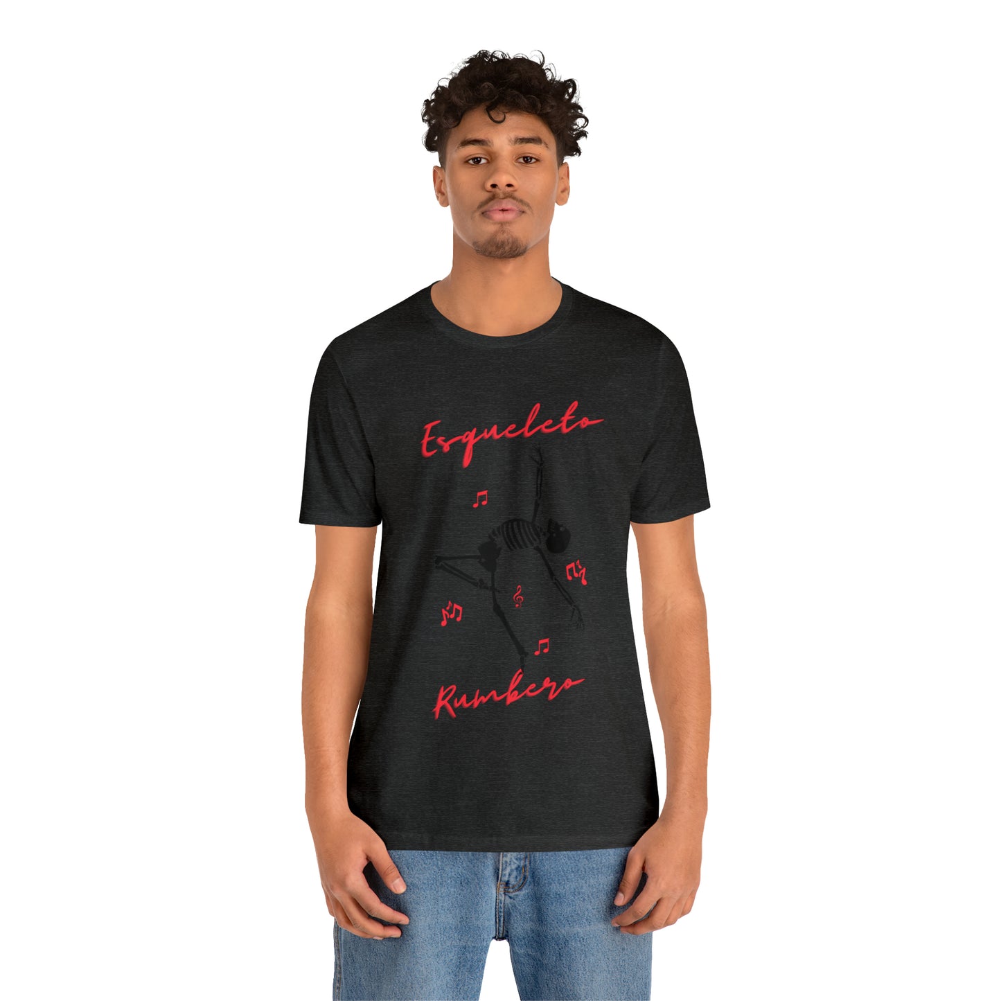 Esqueleto Rumbero Unisex Jersey Short Sleeve Tee