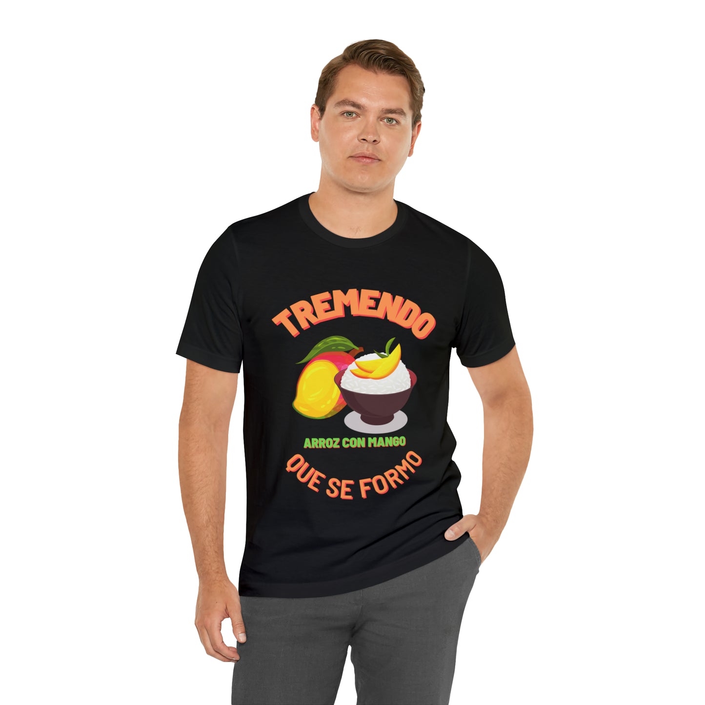 Tremendo Arroz Con Mango Que Se Formo -Unisex Jersey Short Sleeve Tee