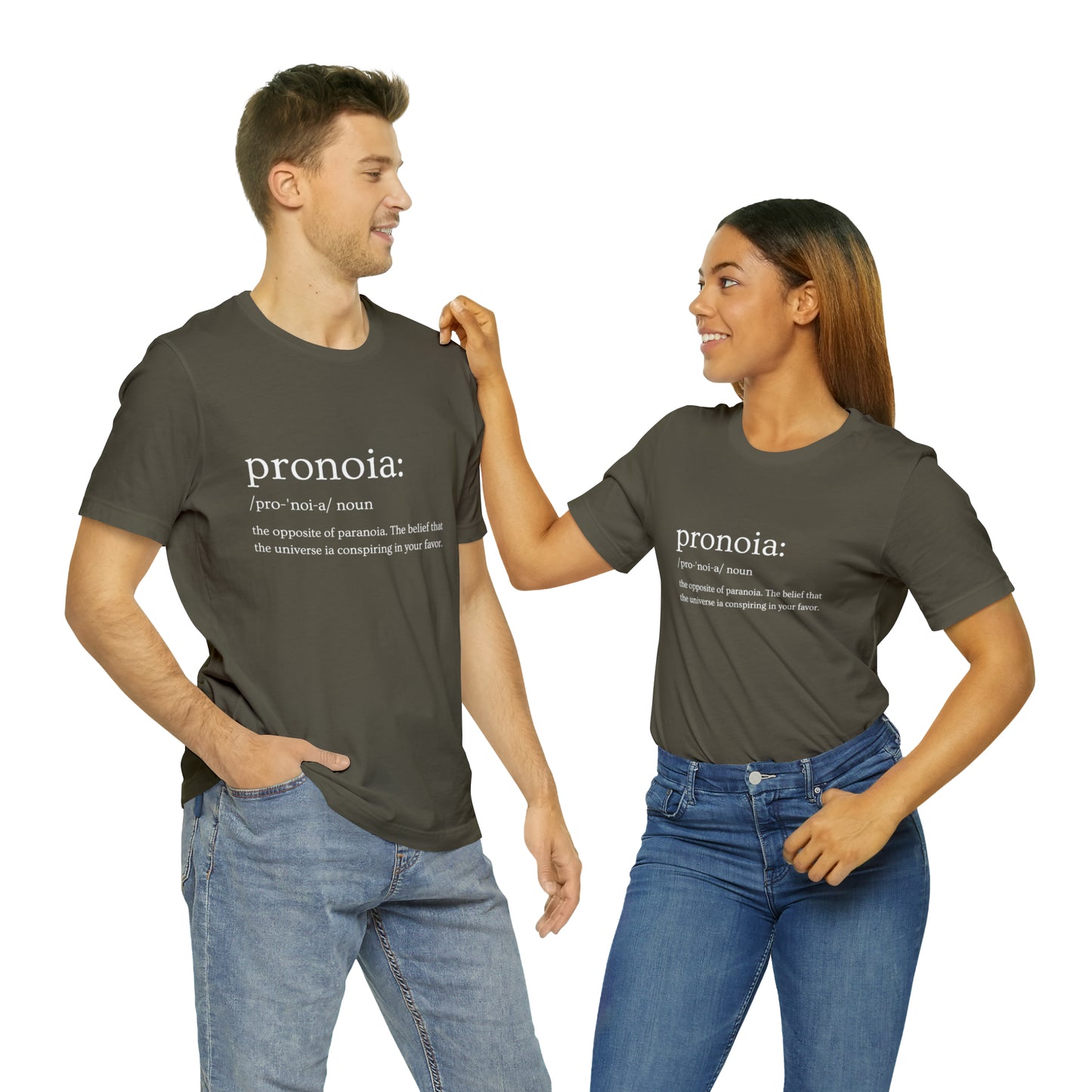 Pronoia Definition - Unisex Jersey Short Sleeve Tee