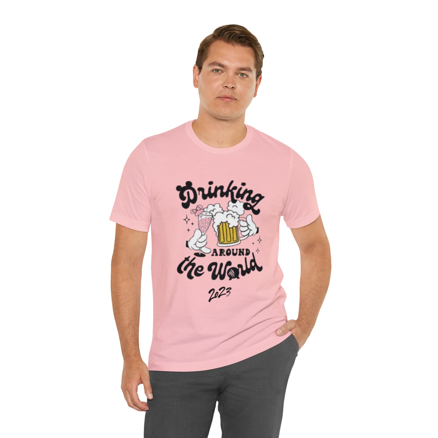 Epcot Drinking Around the World Unisex Jersey Short Sleeve Tee