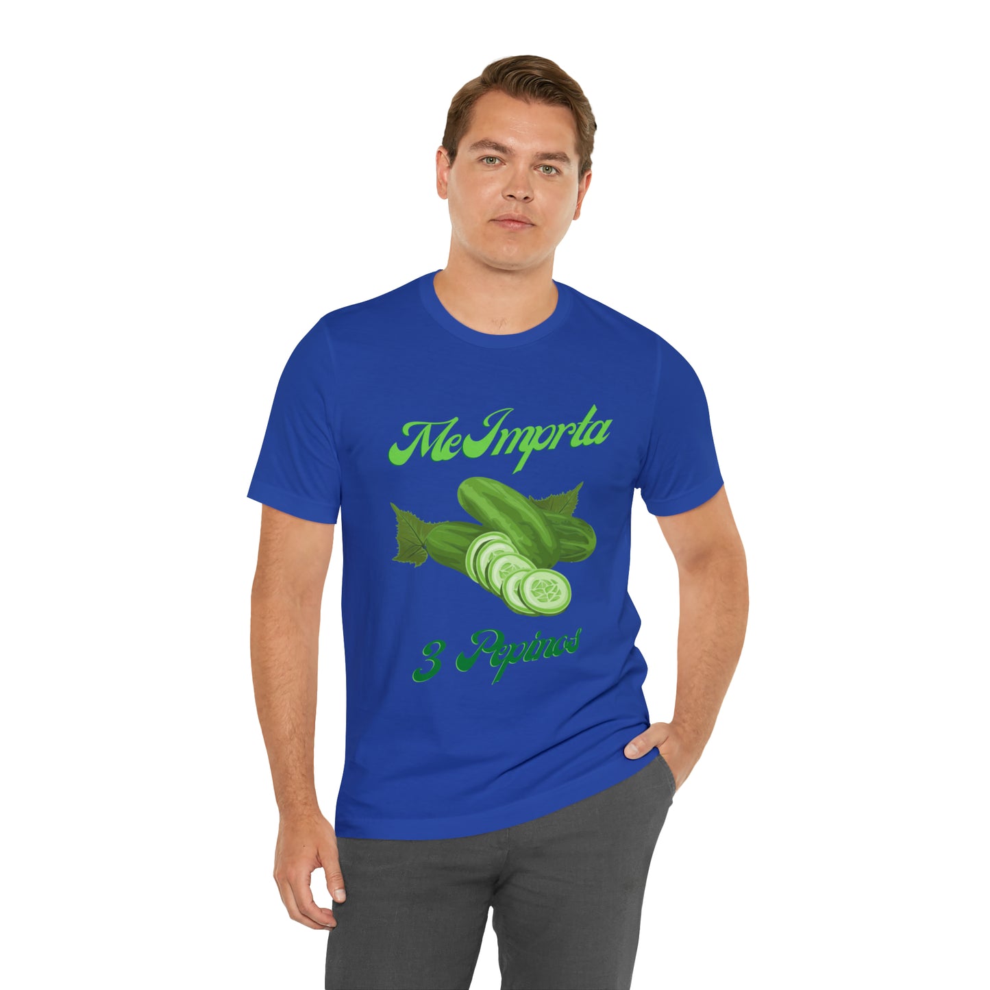 Me Importa 3 Pepinos -Unisex Jersey Short Sleeve Tee