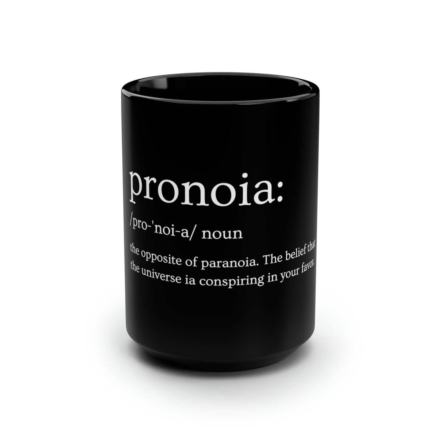 Black Mug, 15oz