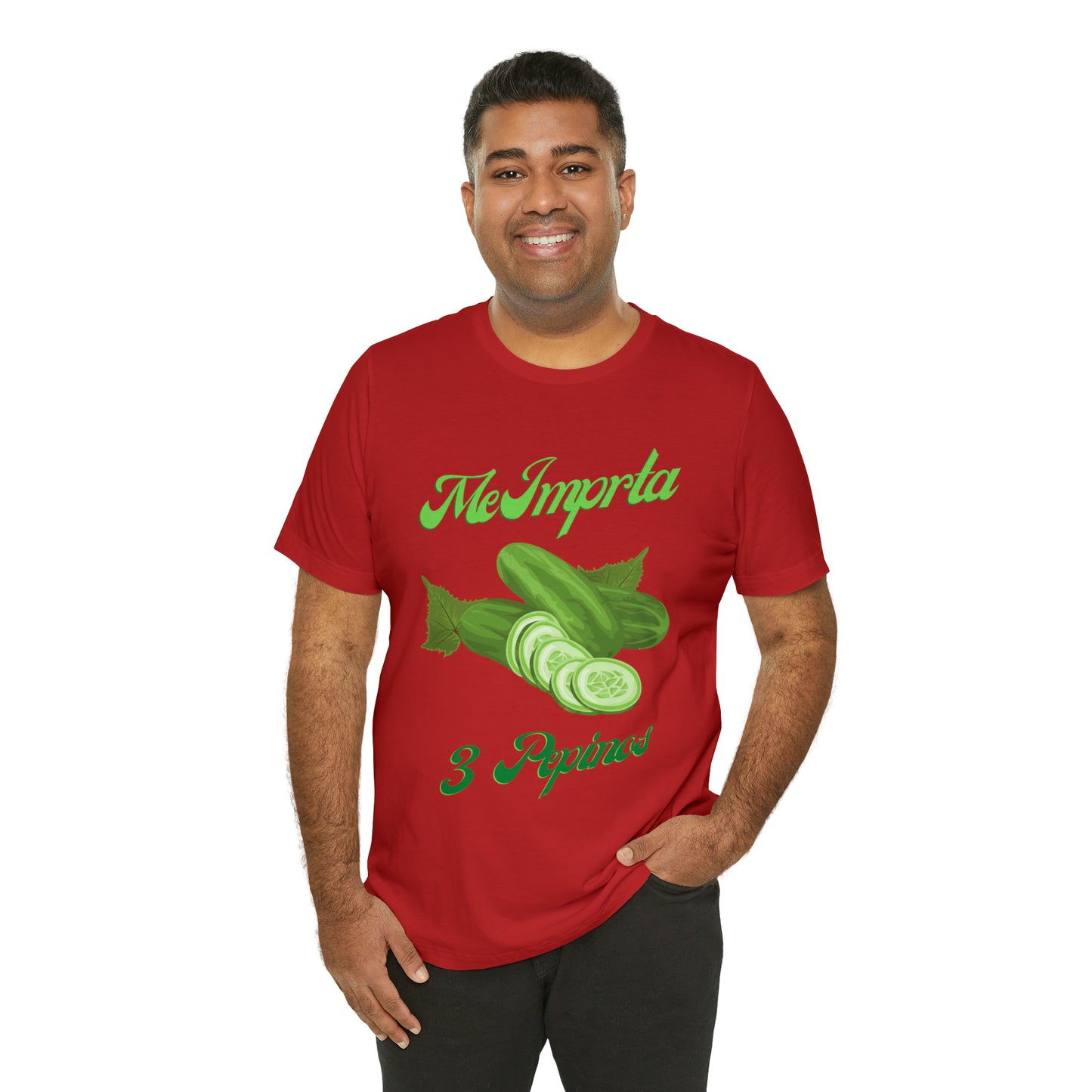 Me Importa 3 Pepinos -Unisex Jersey Short Sleeve Tee