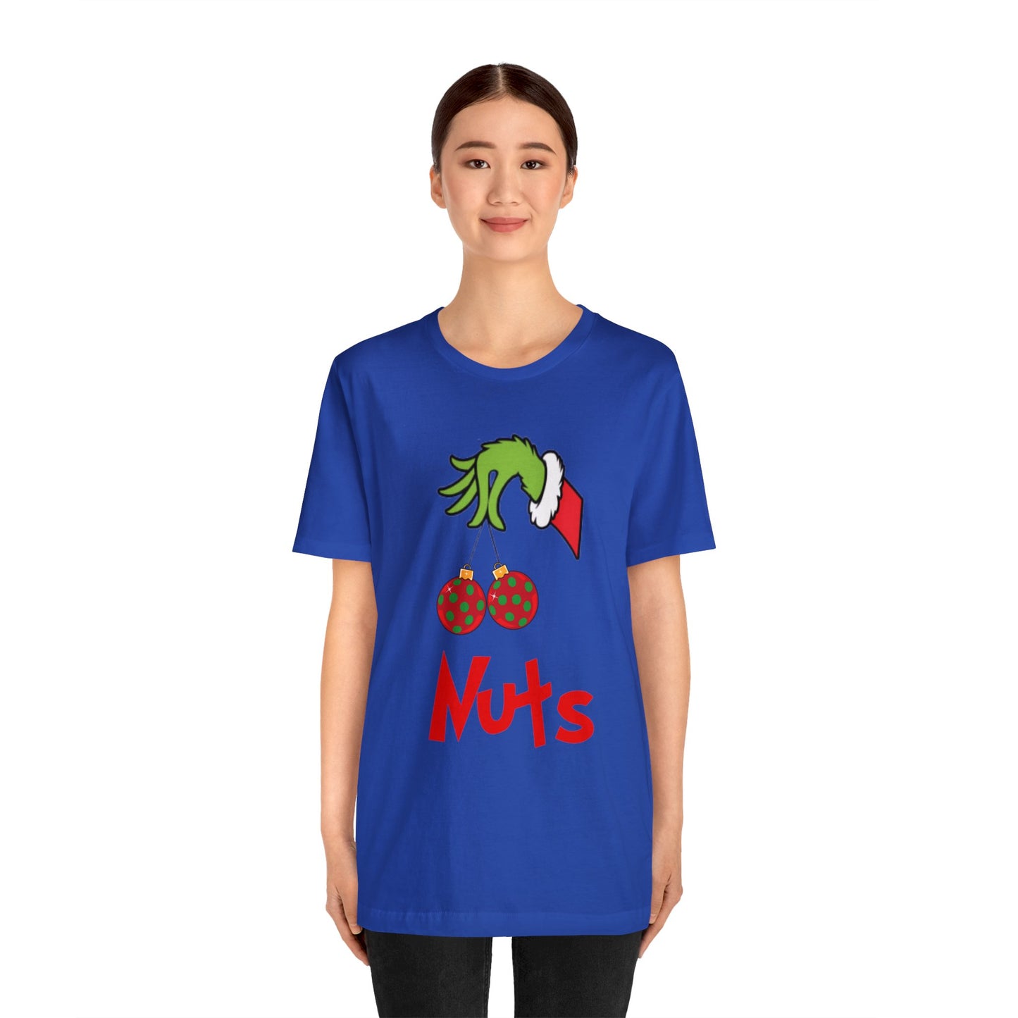 Grinch Couples Tshirt (Nuts) Unisex Jersey Short Sleeve Tee