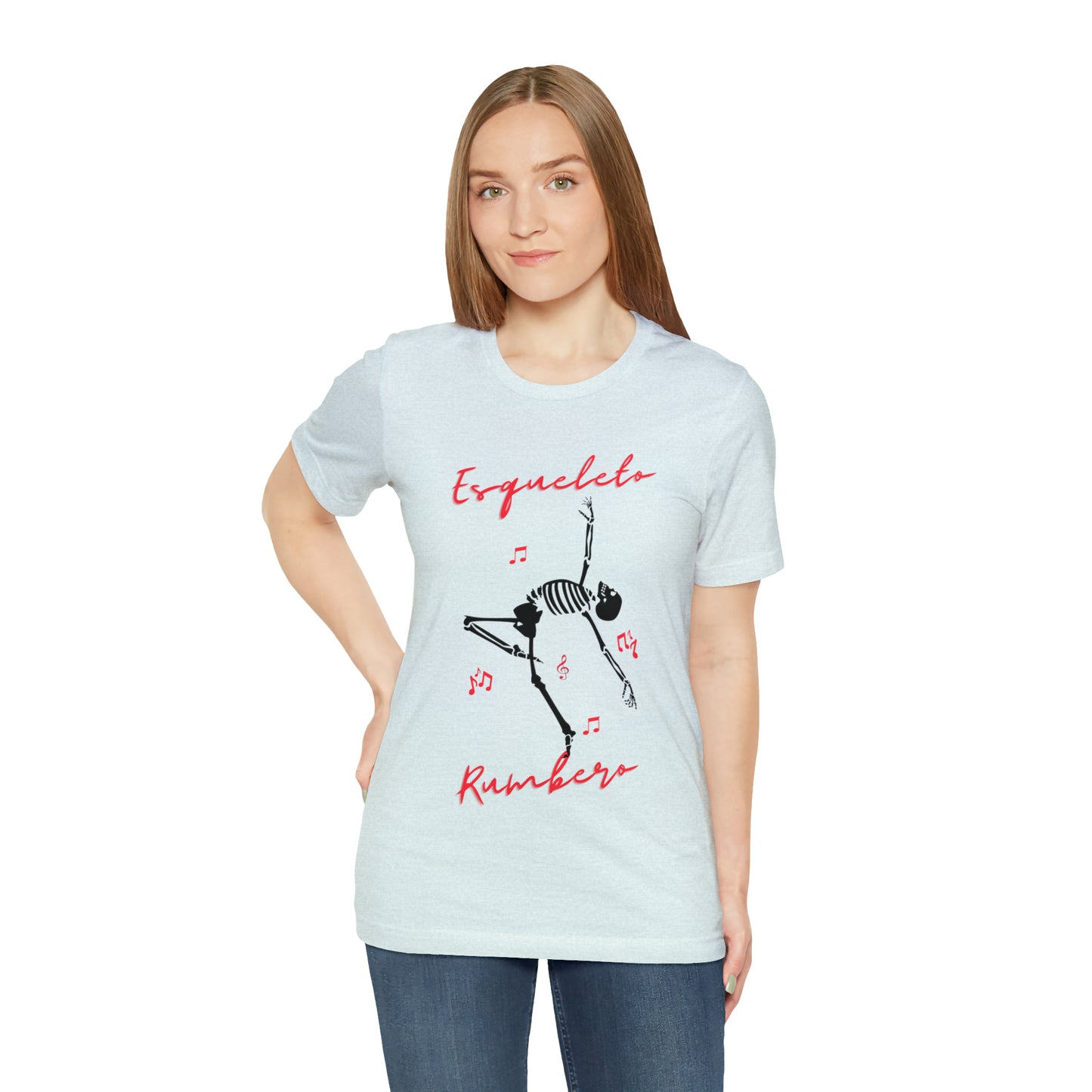 Esqueleto Rumbero Unisex Jersey Short Sleeve Tee