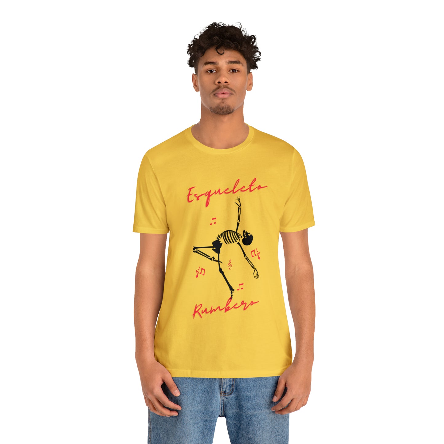 Esqueleto Rumbero Unisex Jersey Short Sleeve Tee