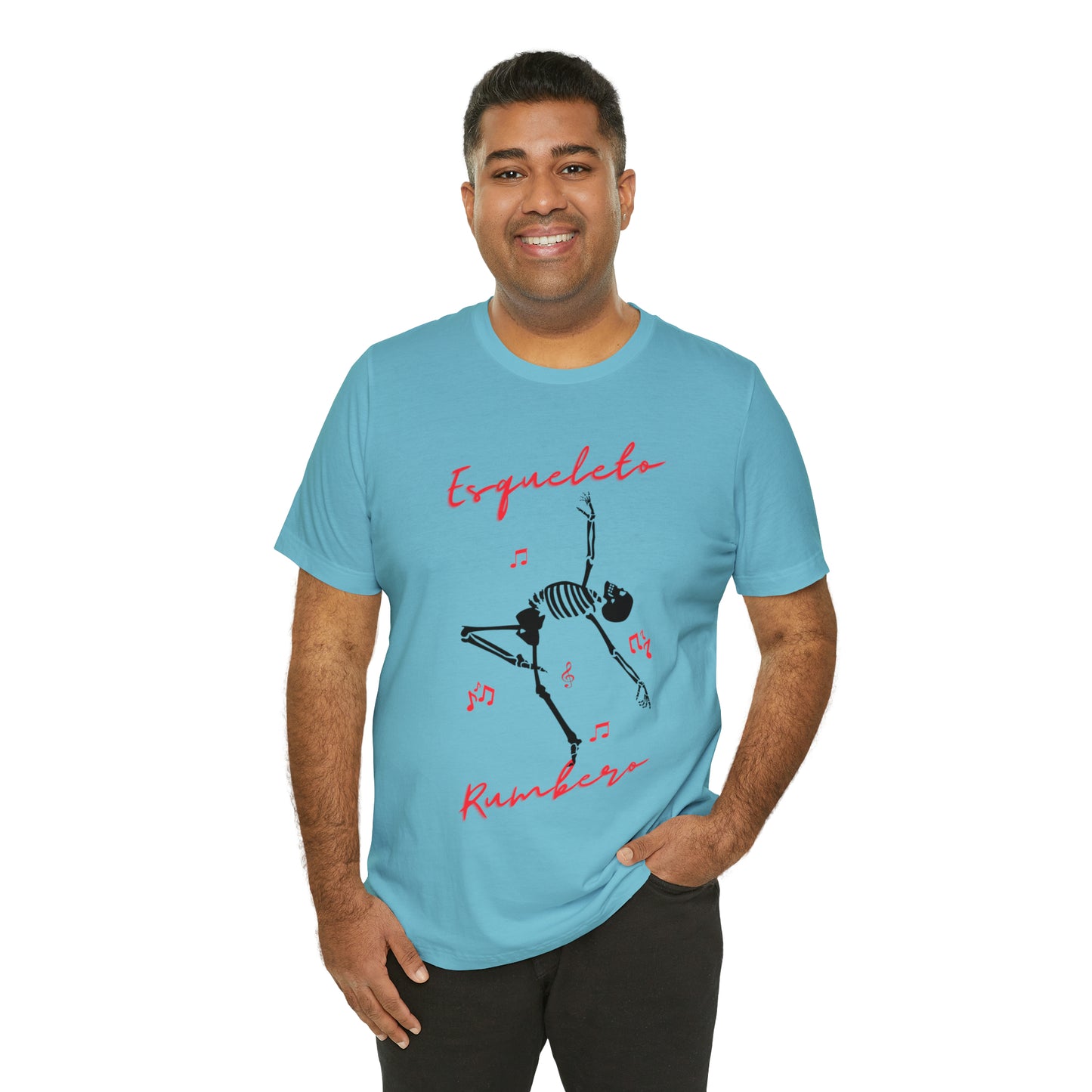 Esqueleto Rumbero Unisex Jersey Short Sleeve Tee