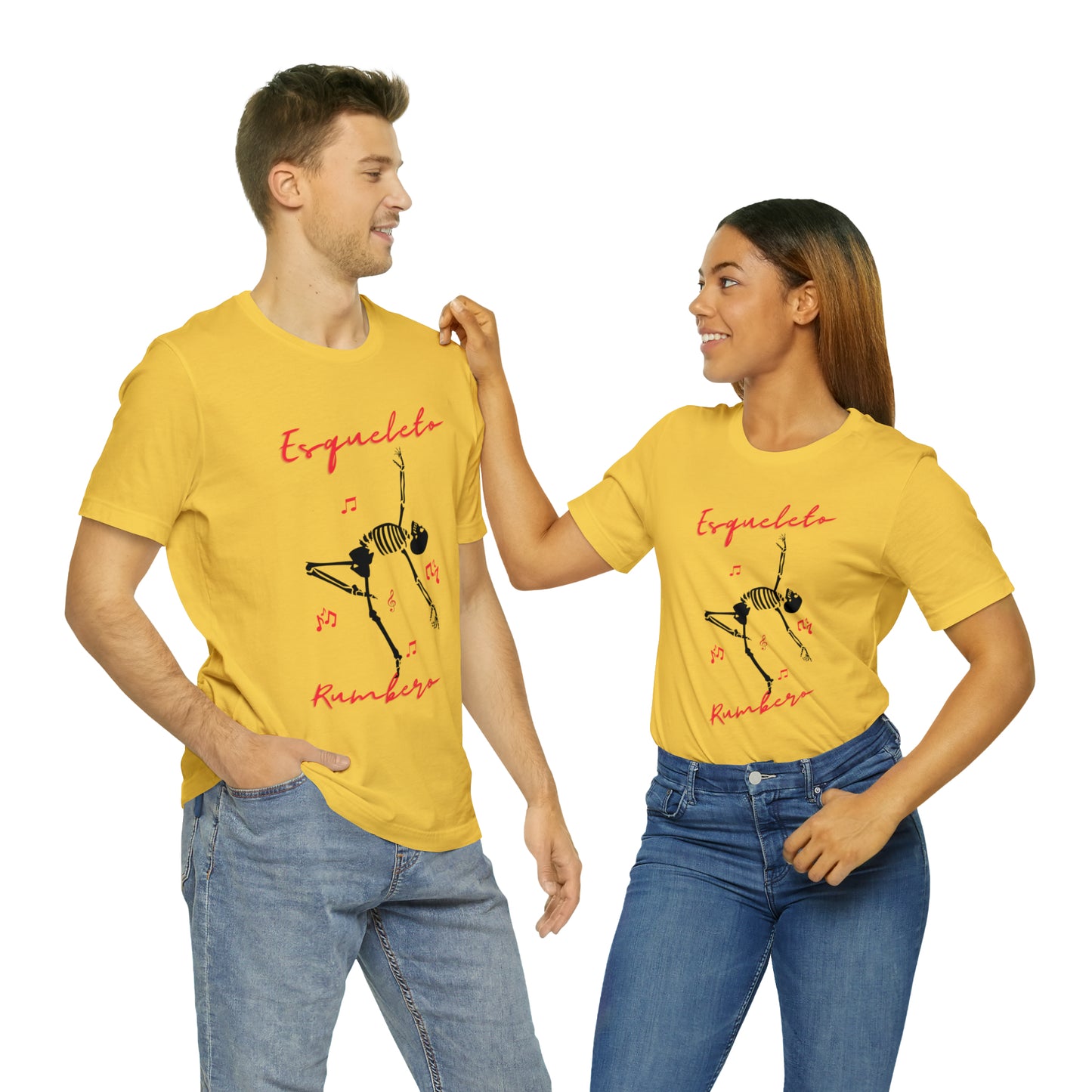 Esqueleto Rumbero Unisex Jersey Short Sleeve Tee