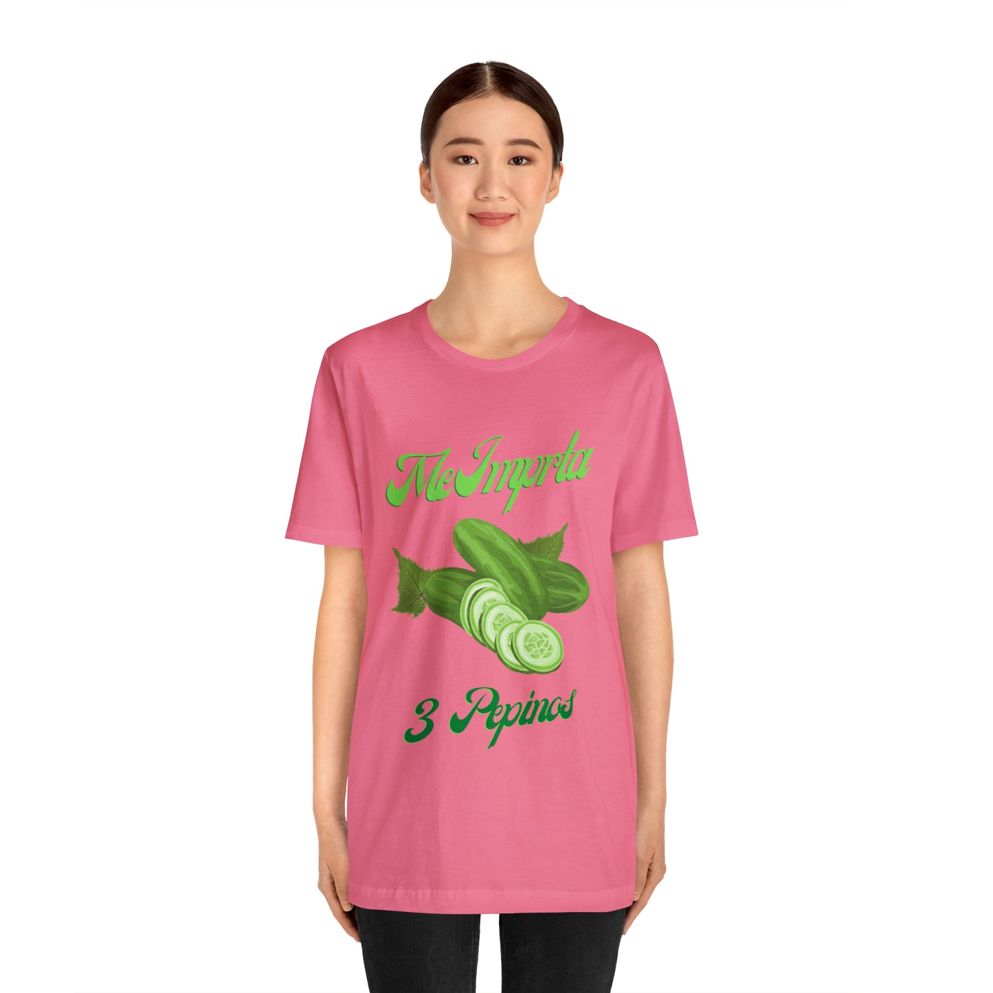 Me Importa 3 Pepinos -Unisex Jersey Short Sleeve Tee