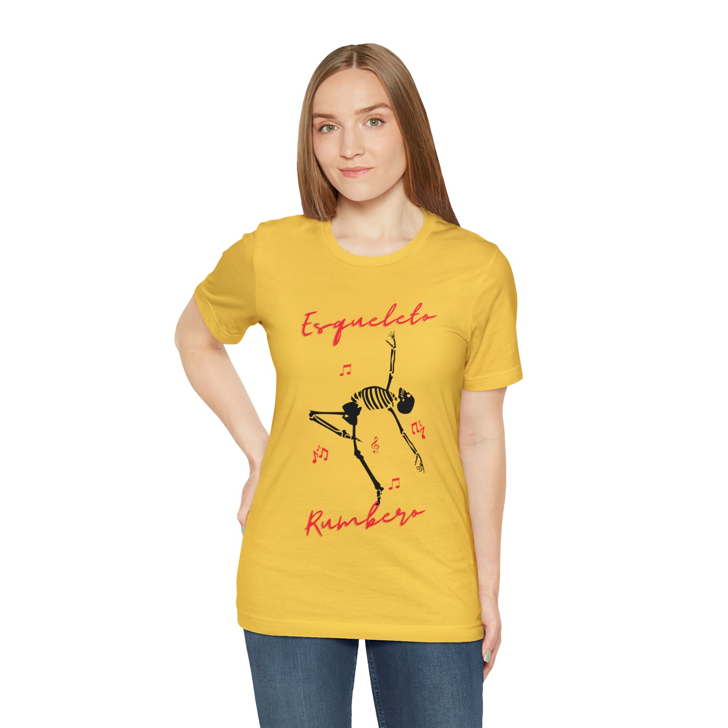 Esqueleto Rumbero Unisex Jersey Short Sleeve Tee
