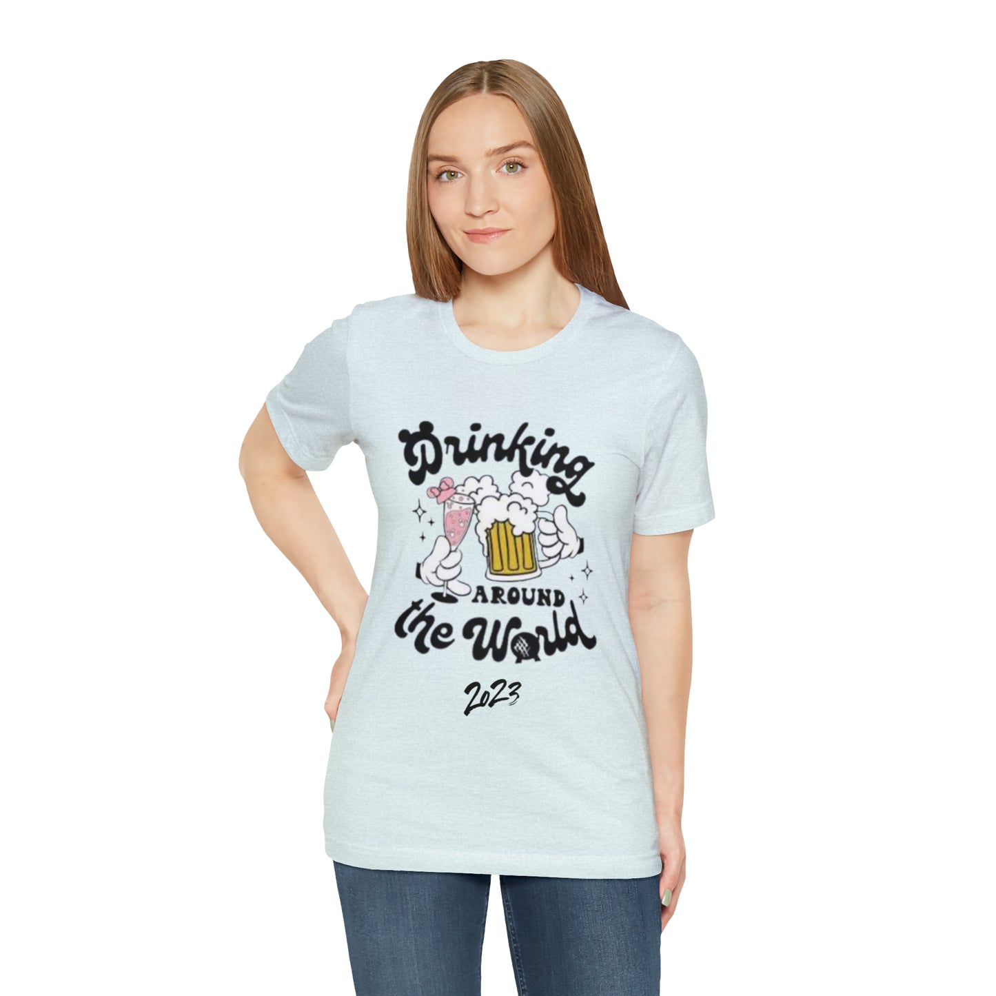 Epcot Drinking Around the World Unisex Jersey Short Sleeve Tee