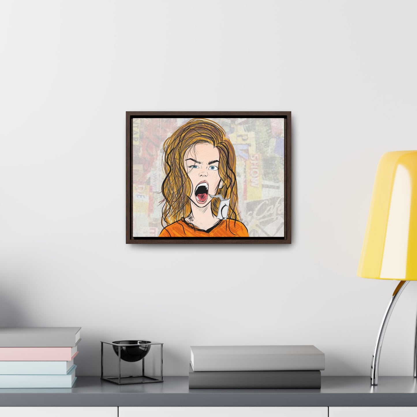 R3B3L - Digital Art Canvas Print By Vanessa Gonzalez -Gallery Canvas Wrapped