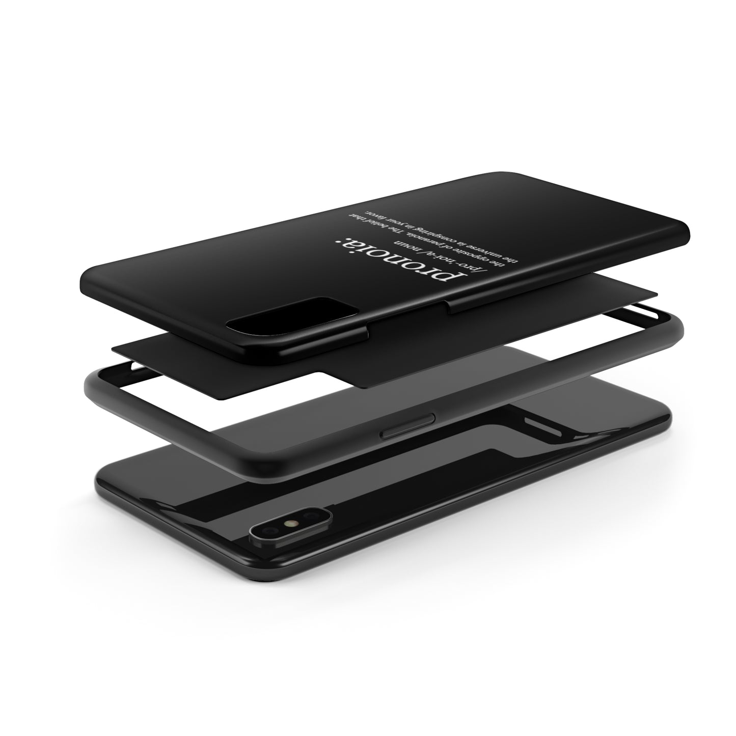Pronoia - the opposite of paranoia Tough Phone Cases