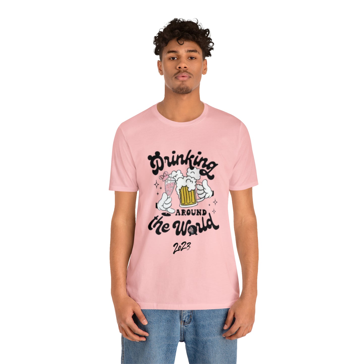 Epcot Drinking Around the World Unisex Jersey Short Sleeve Tee
