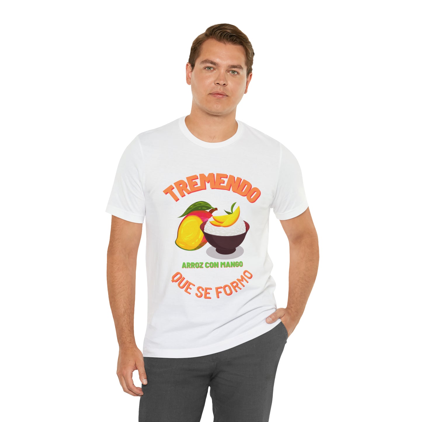 Tremendo Arroz Con Mango Que Se Formo -Unisex Jersey Short Sleeve Tee