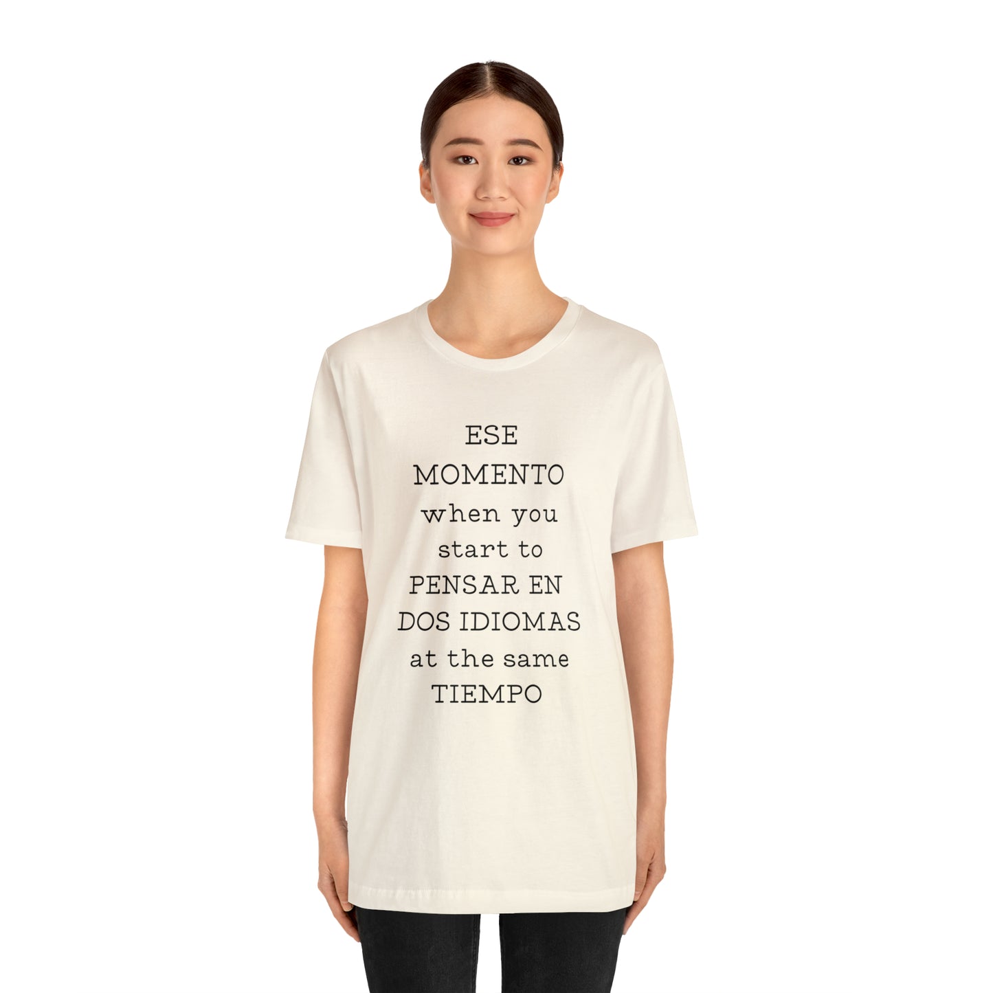 Im Bilingual Unisex Jersey Short Sleeve Tee