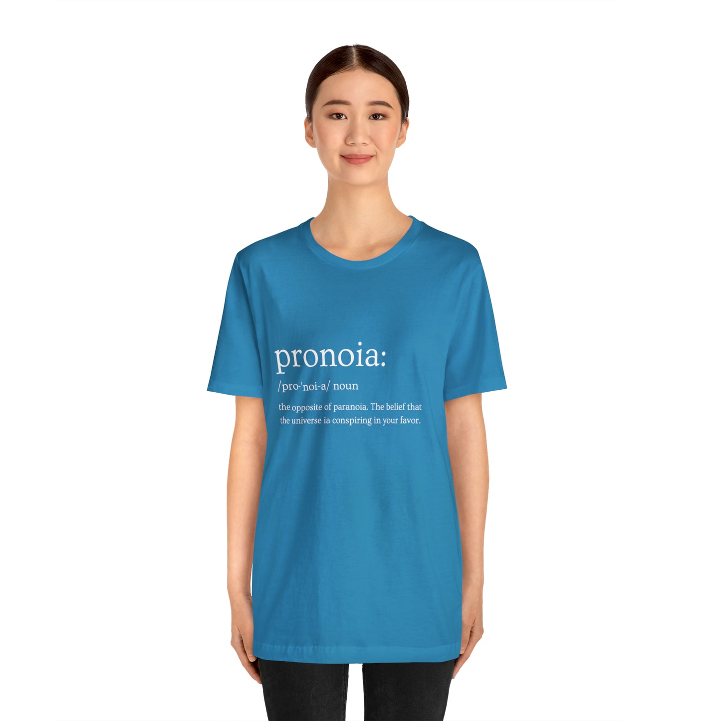 Pronoia Definition - Unisex Jersey Short Sleeve Tee