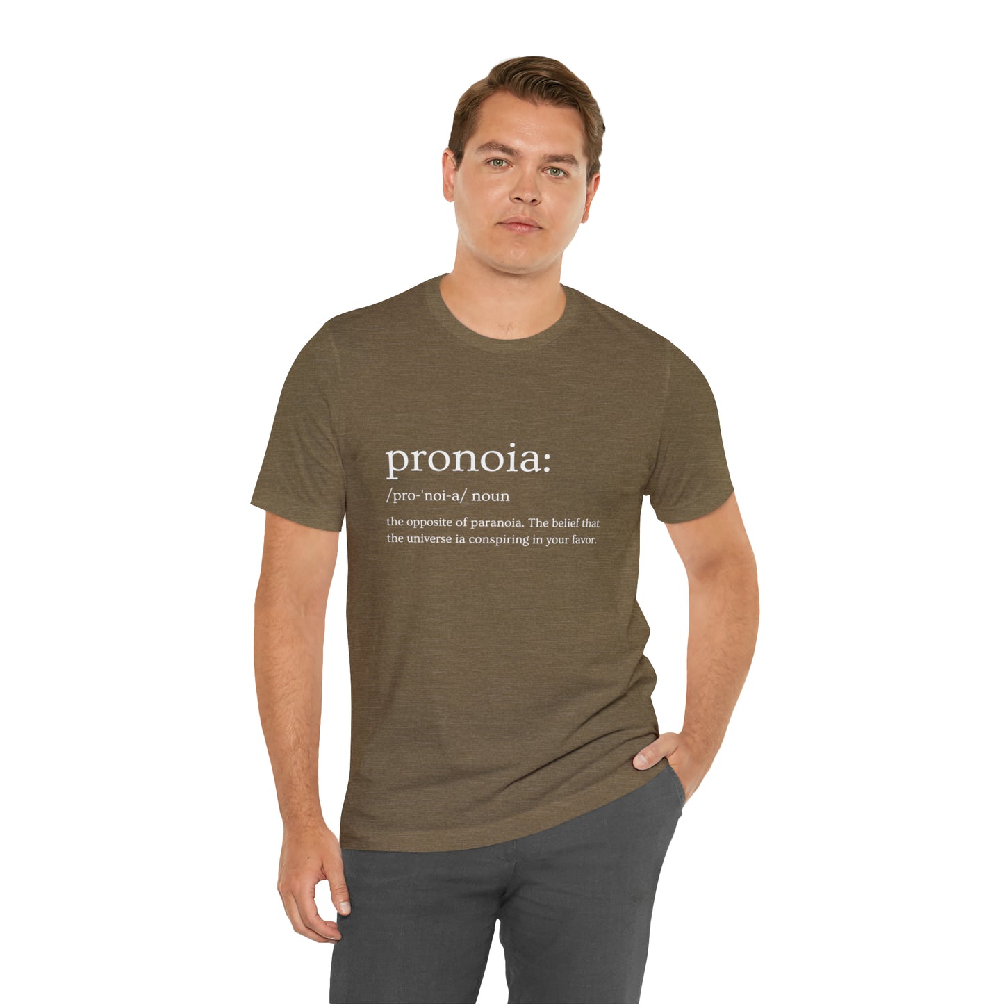 Pronoia Definition - Unisex Jersey Short Sleeve Tee