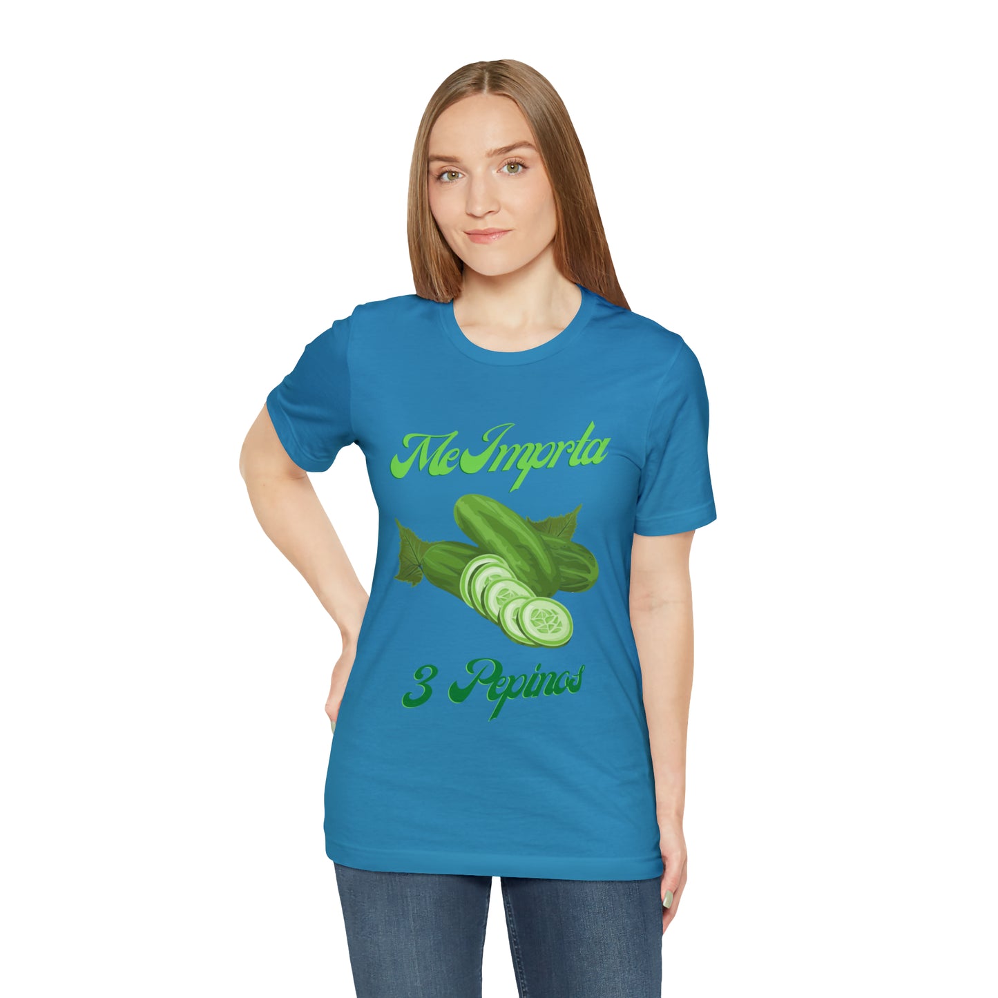 Me Importa 3 Pepinos -Unisex Jersey Short Sleeve Tee