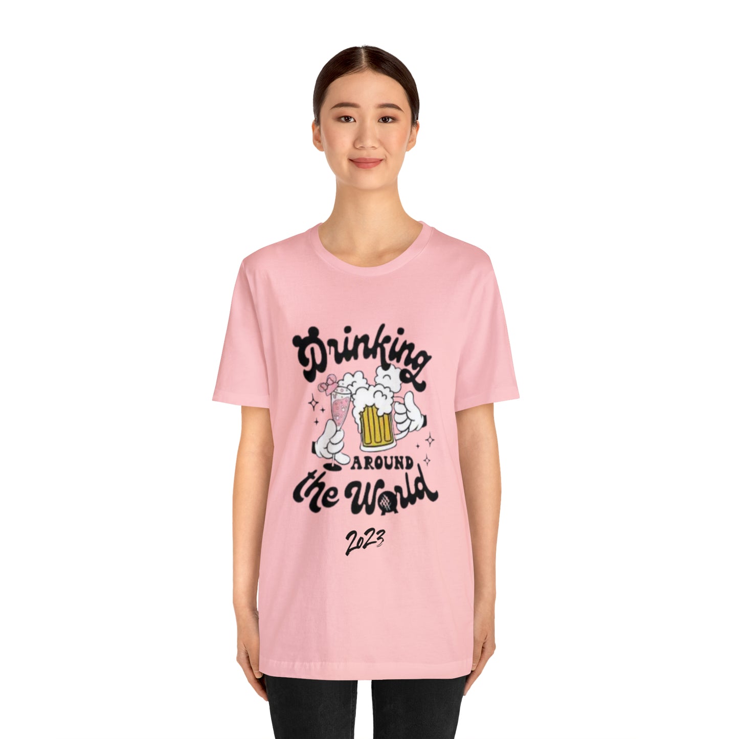Epcot Drinking Around the World Unisex Jersey Short Sleeve Tee